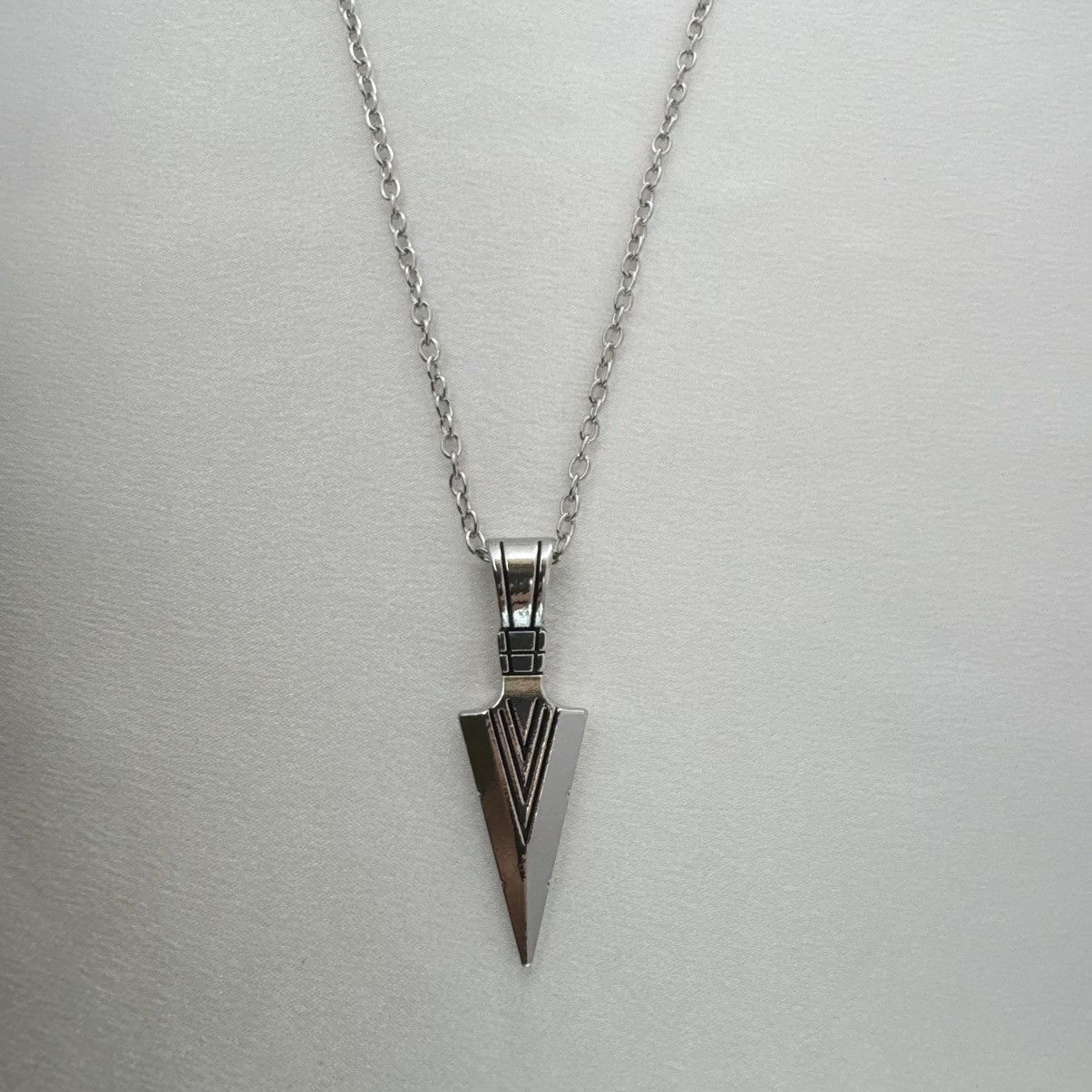 Other Geometric Triangle Cone Pendant Necklace for Men Women Size ONE SIZE - 1 Thumbnail