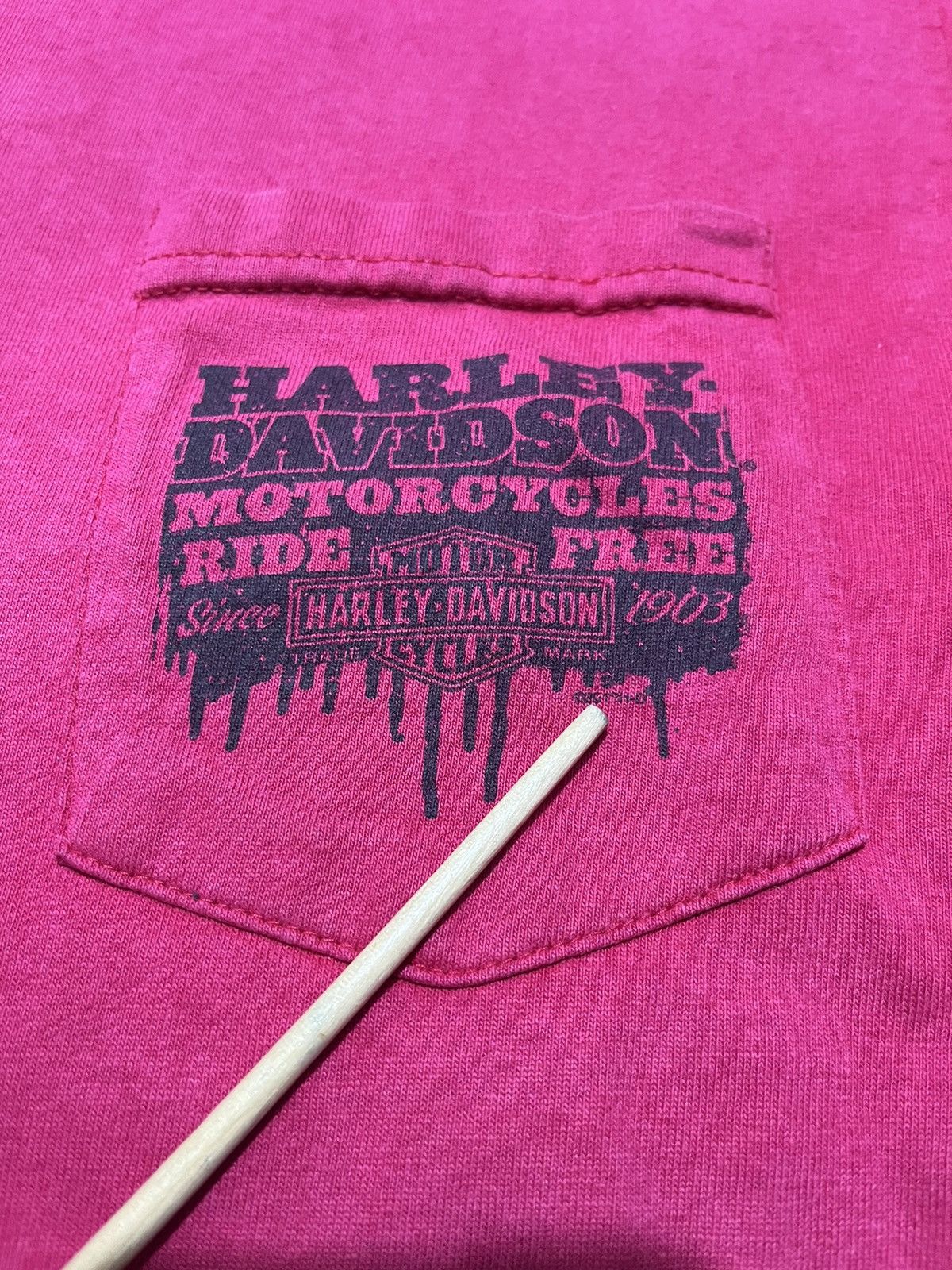Harley Davidson × Vintage ✅Accept Offer✅Harley Davidson x Hanes Pocket Tee Size US S / EU 44-46 / 1 - 5 Thumbnail