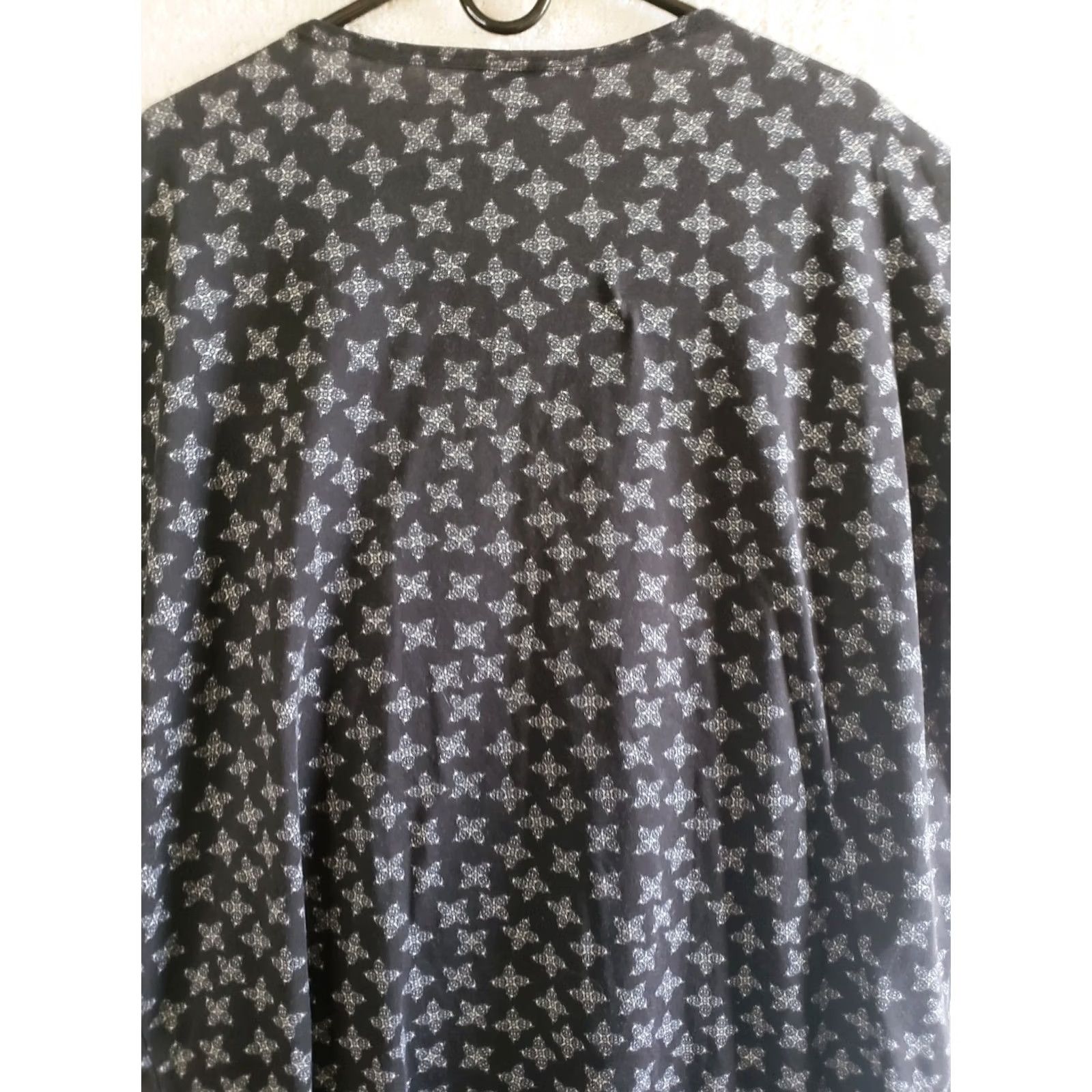 Vintage VINTAGE LuLaRoe Shirt Geometric Pattern Top Pullover Short Sleeve Navy Blue Women’s XL Casual Comfort Size XL / US 12-14 / IT 48-50 - 7 Thumbnail