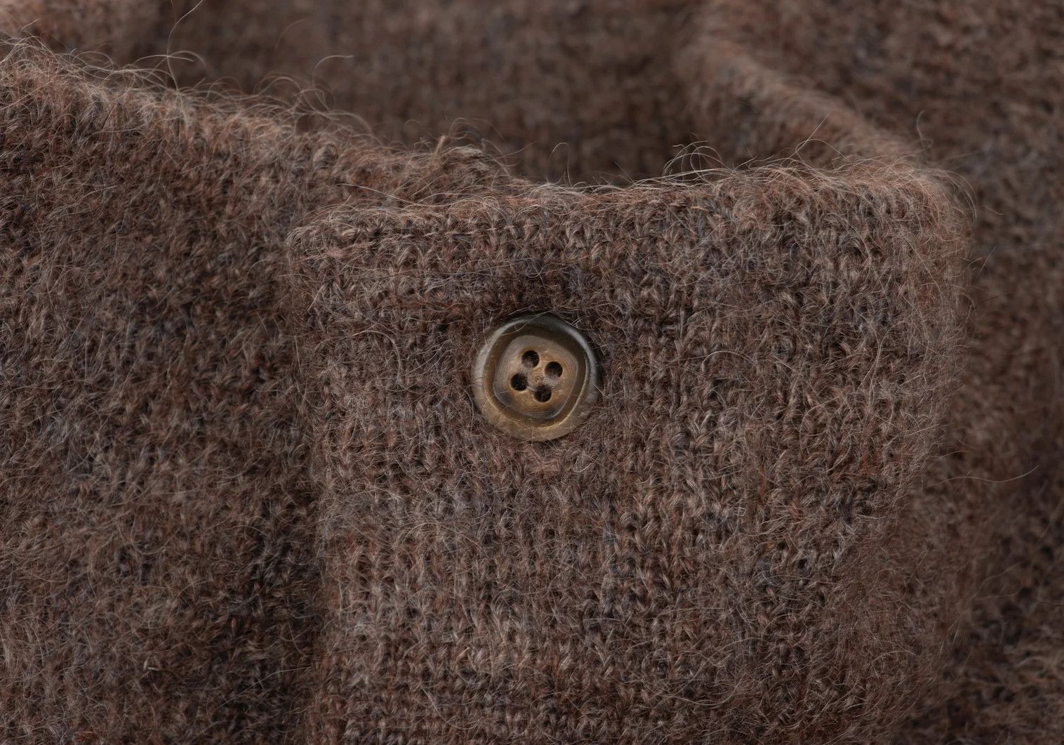 Issey Miyake Silk Blend Wool Jacquard Knit Jacket in Brown and Red Size US M / EU 48-50 / 2 - 4 Thumbnail
