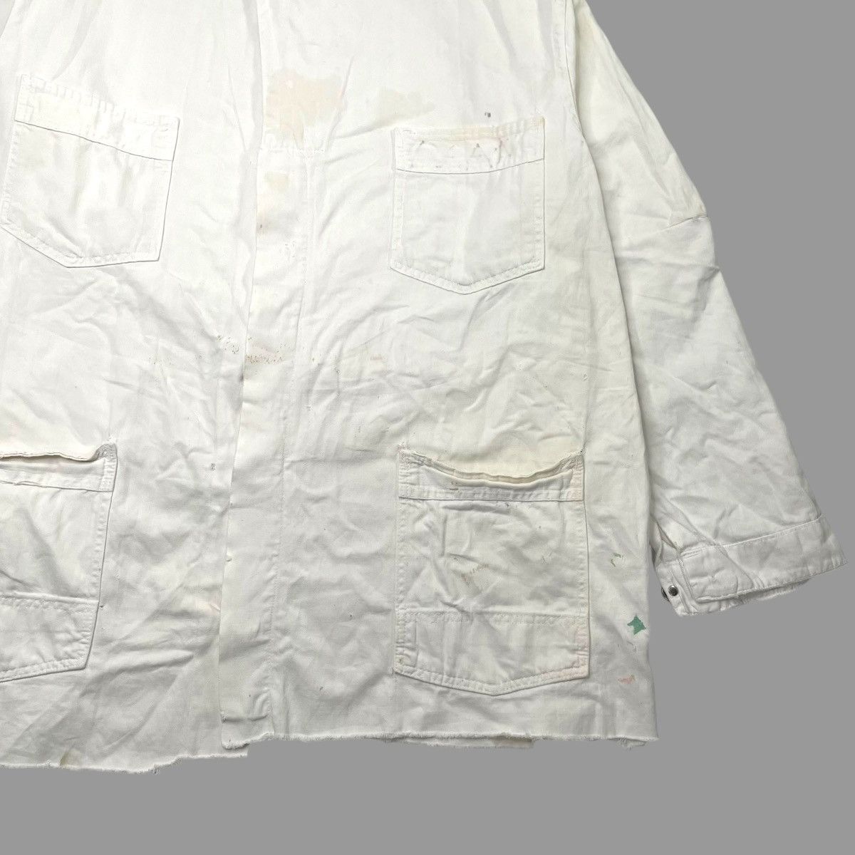 Vintage Vintage 1930s hbt distressed chore jacket Size US XL / EU 56 / 4 - 5 Thumbnail