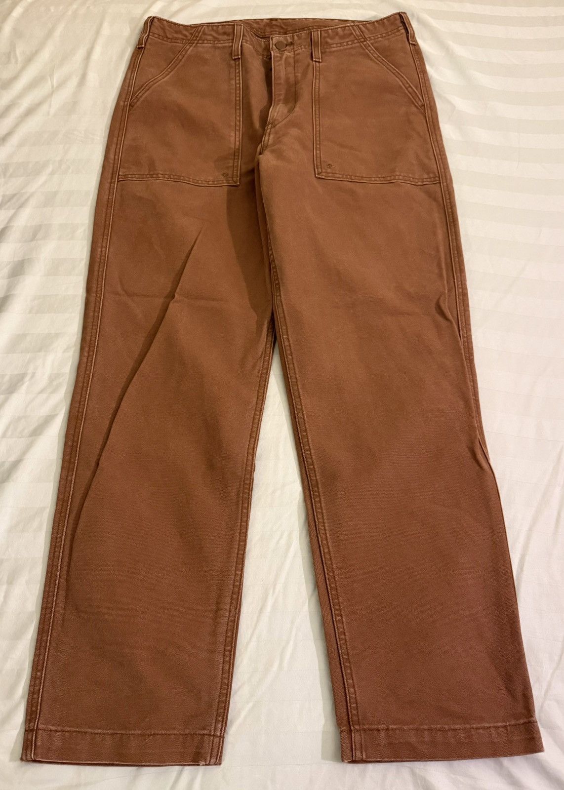 Levi's LEVIS PREMIUM Chore Utility Pants Canvas Brown 34 Size US 34 / EU 50 - 1 Thumbnail