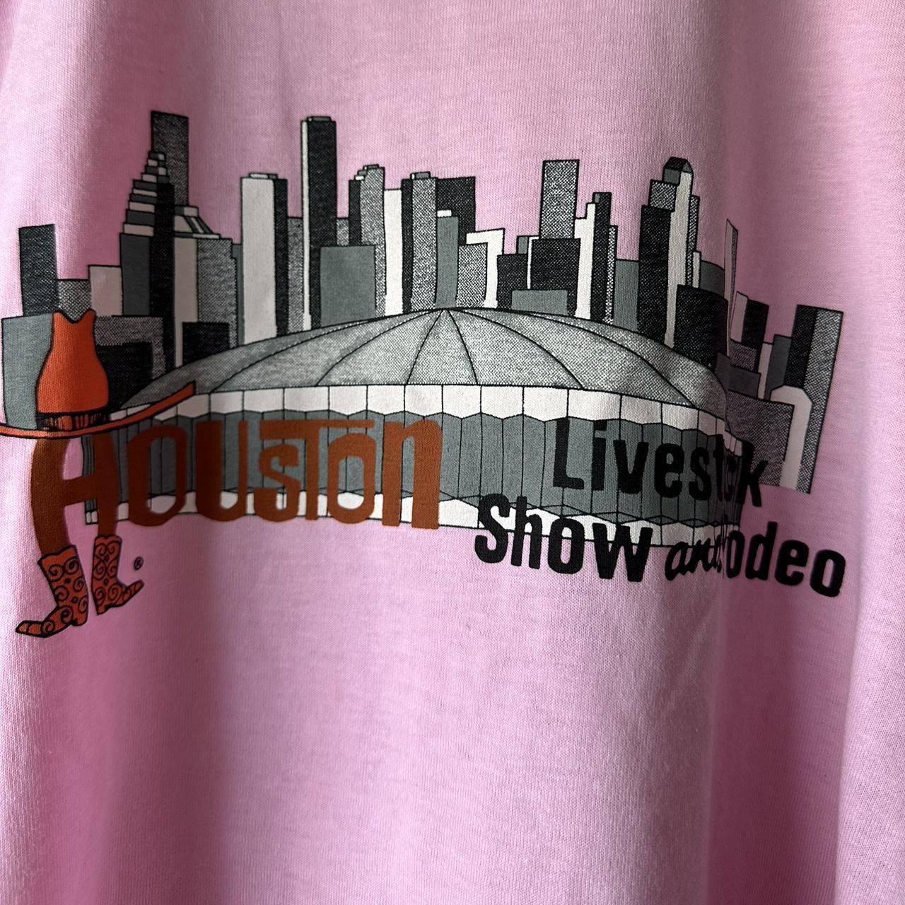 Vintage 90s Vintage Houston Texas Rodeo Cactus Jack Cowboy Tee XL Size US XL / EU 56 / 4 - 3 Thumbnail