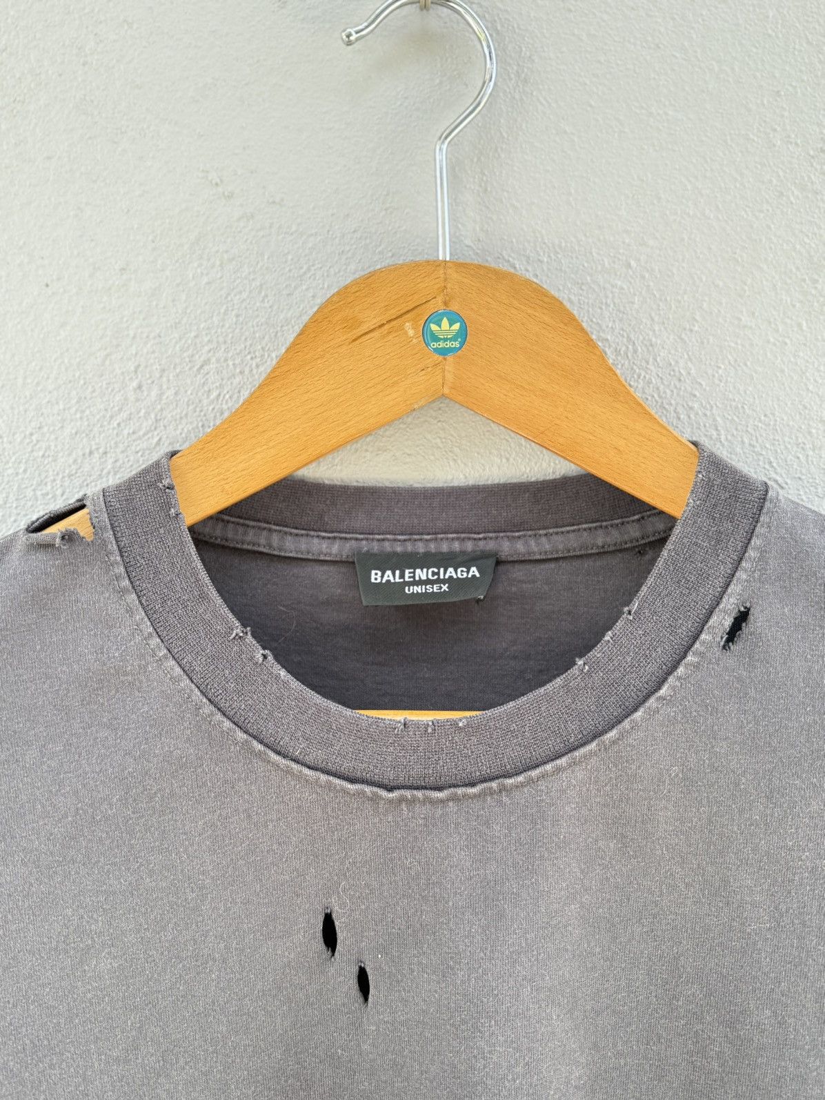 Balenciaga Thrashed Design Balenciaga 2022 Maison Fondee Oversize Tee Size US XL / EU 56 / 4 - 4 Thumbnail