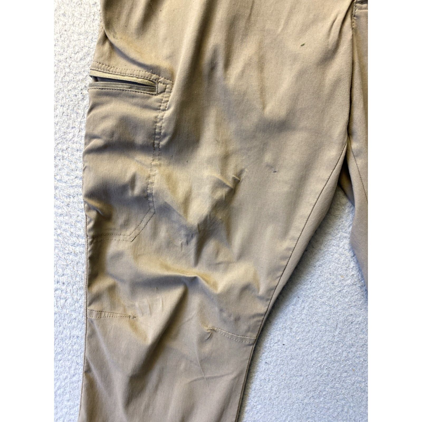 Wrangler VINTAGE Wrangler Cargo Pants Men's 36x32 All Terrain Gear Hiking Work Nylon Spandex Casual Outdoor Tan Size US 36 / EU 52 - 4 Thumbnail