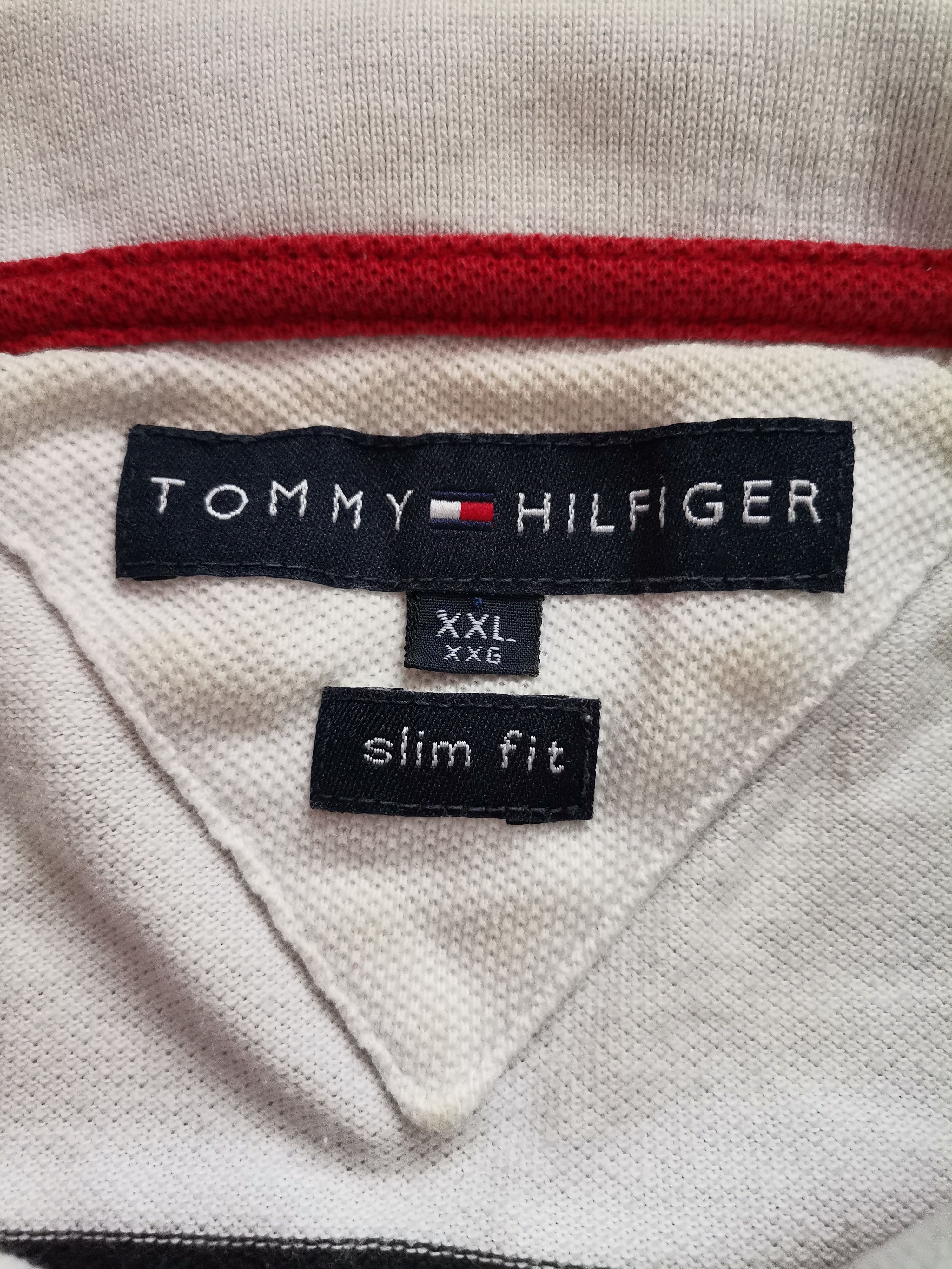 Tommy Hilfiger Vintage Tommy Hilfiger Striped Polo Size US XXL / EU 58 / 5 - 2 Thumbnail