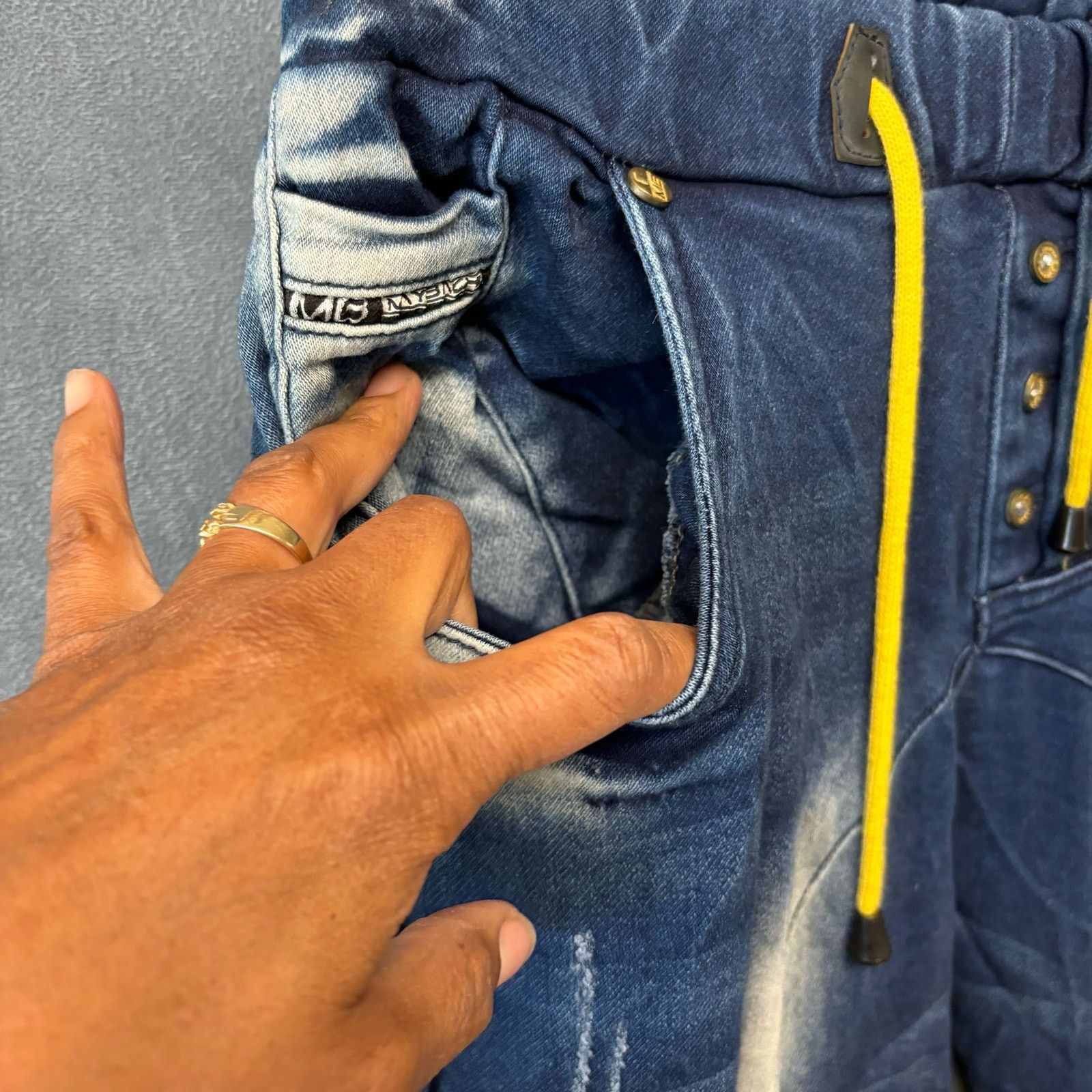 Other Maybach Denim Joggers Streetwear Elastic Waist Men’s Size 28 Size US 28 / EU 44 - 5 Thumbnail