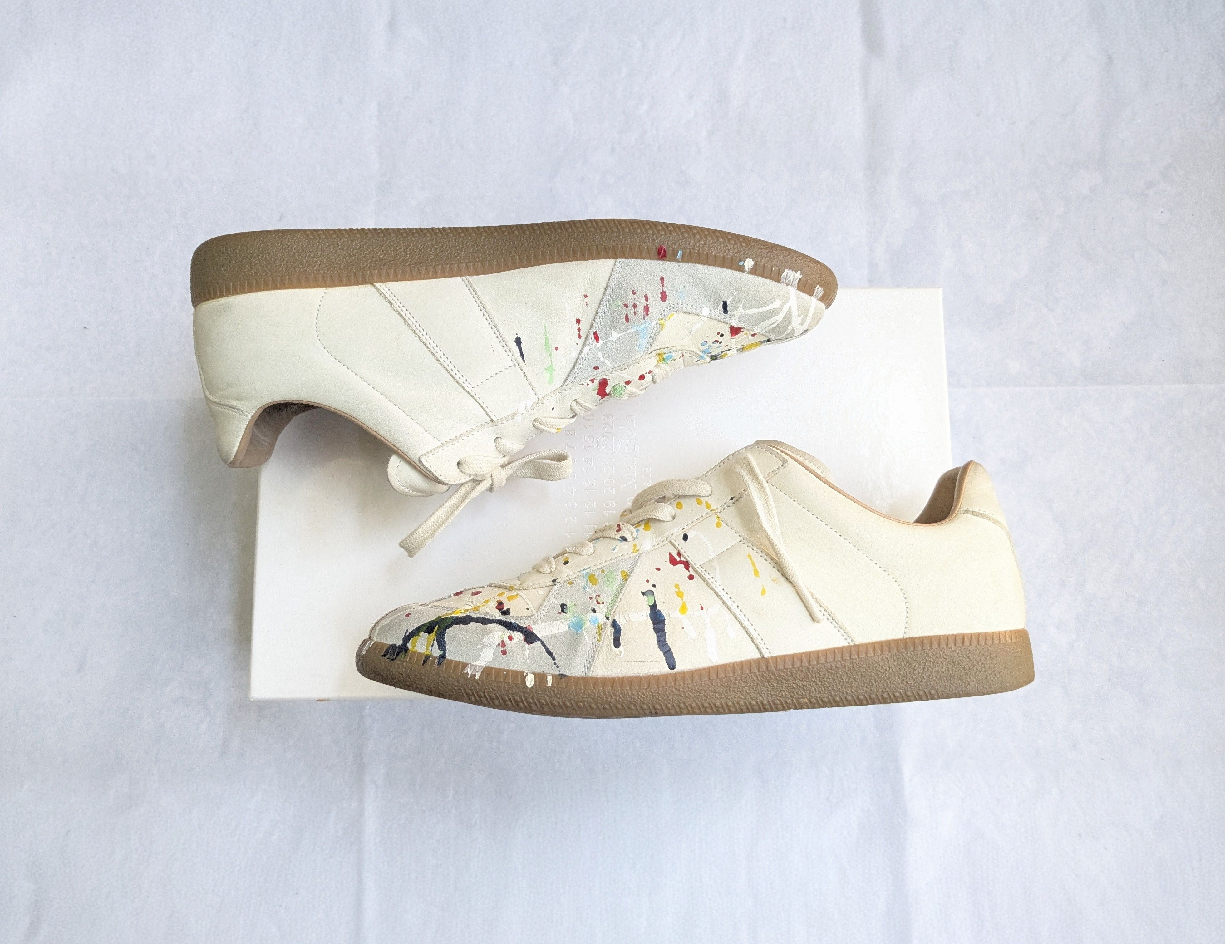 Maison Margiela Maison Margiela Paint Splatter Replicas Size US 10 / EU 43 - 1 Thumbnail