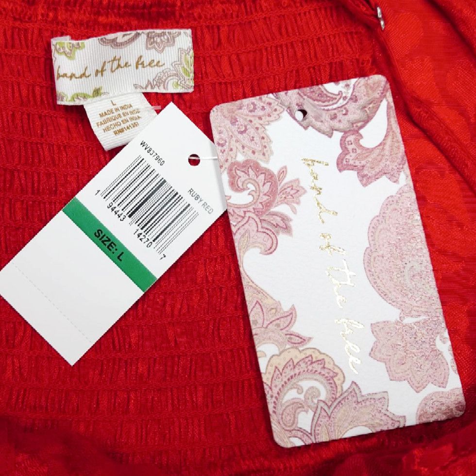 Other NWT B.O.G. Band of the Free Anina Faux Wrap Midi Dress Sz. L Size L / US 10 / IT 46 - 8 Thumbnail