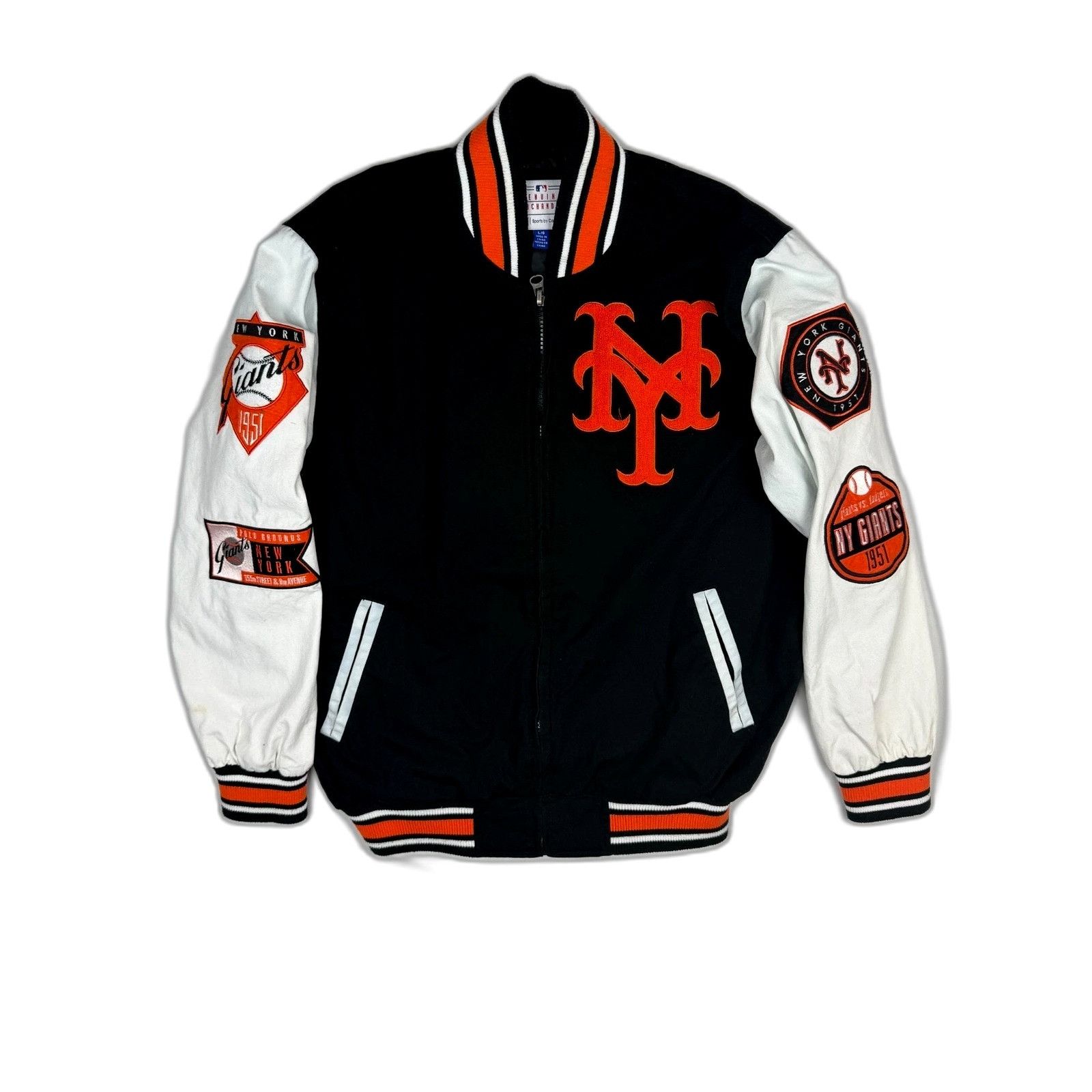 G-III New York Giants G-III Varsity Jacket Mens XL Carl Banks 1951 Size US XL / EU 56 / 4 - 1 Thumbnail