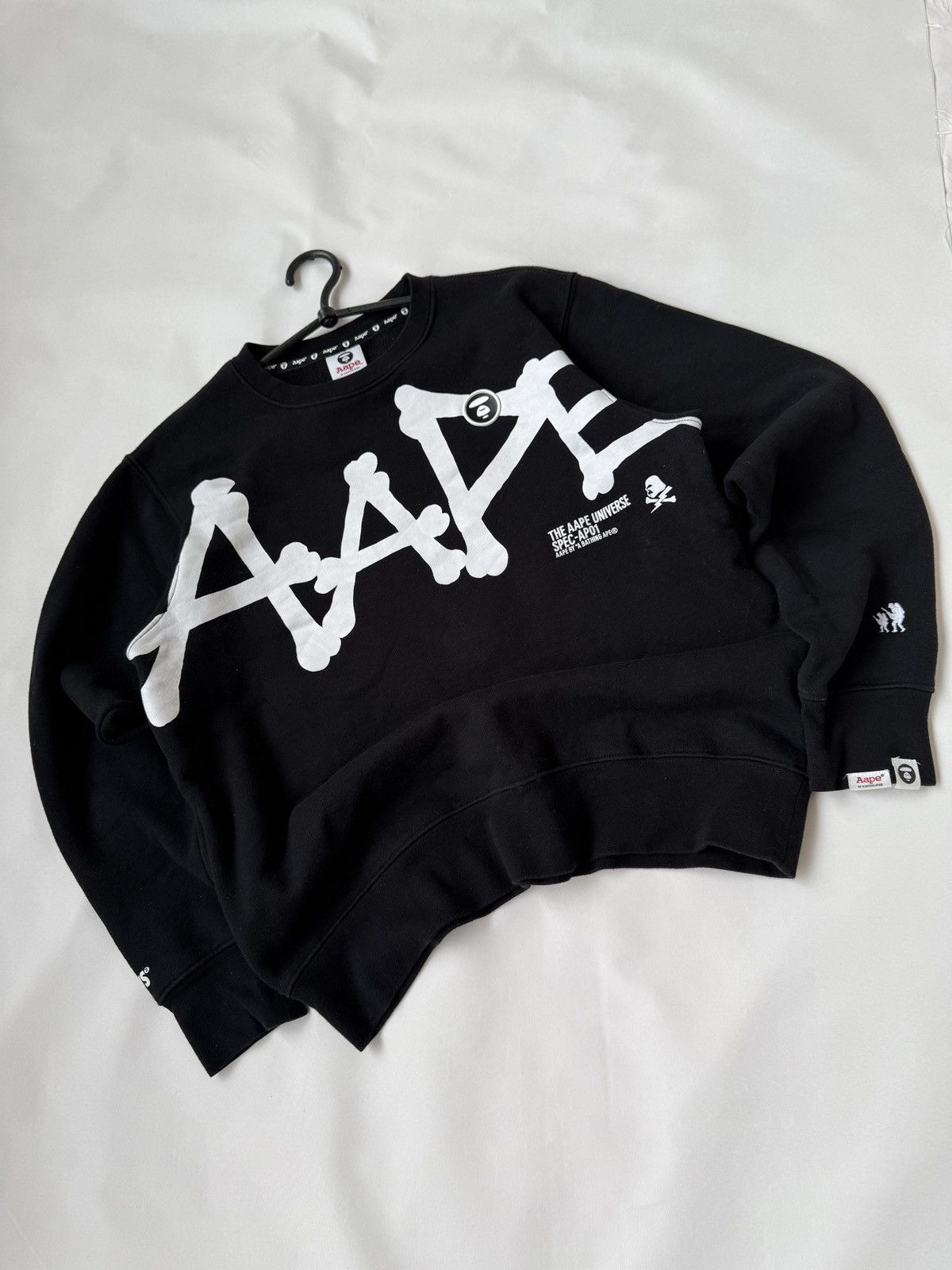Aape A Bathing Ape sweatshirt black Size US L / EU 52-54 / 3 - 2 Thumbnail