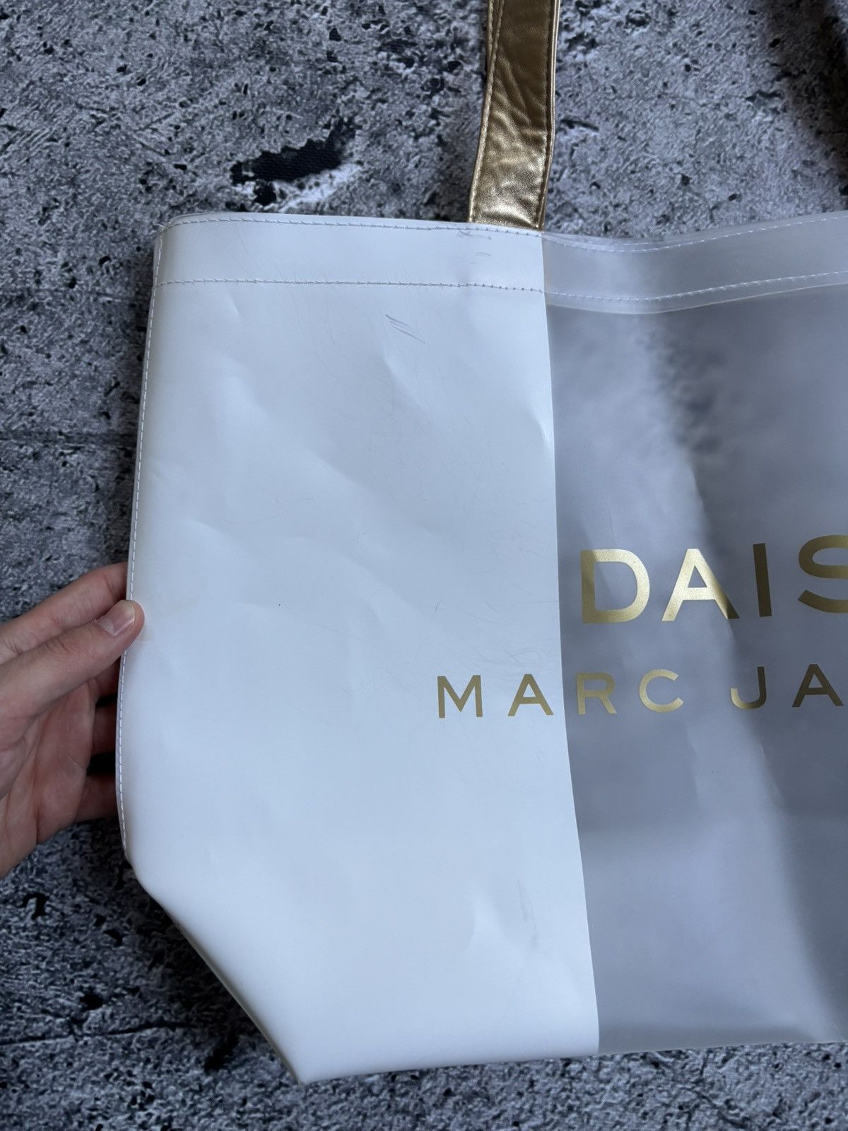 Marc Jacobs marc jacobs daisy tote bag gold white glamour Size ONE SIZE - 5 Thumbnail