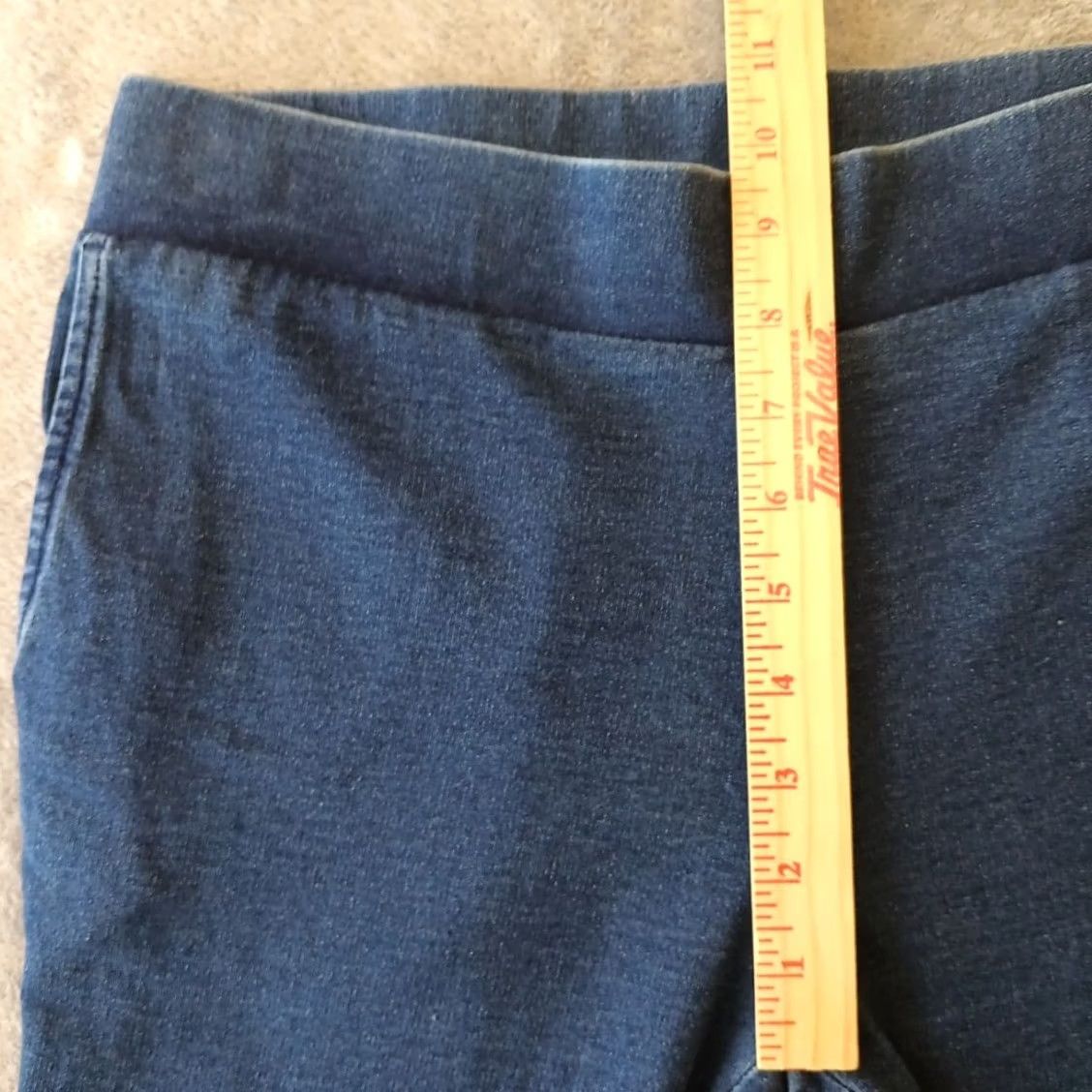 J. Jill J.Jill Jeans? Actually: J.Jill Indigo Slim Crop Pants Womens XS Denim Pull On Pockets Stretch Cropped Slim Size 26" / US 2 / IT 38 - 4 Thumbnail