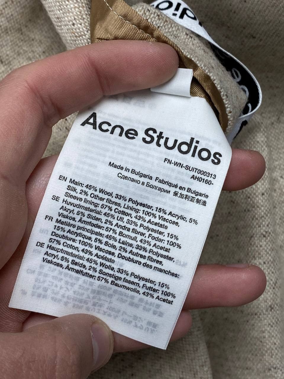 Acne Studios Acne Studios Wool Suit Blazer And Pants Size XS / US 0-2 / IT 36-38 - 9 Thumbnail