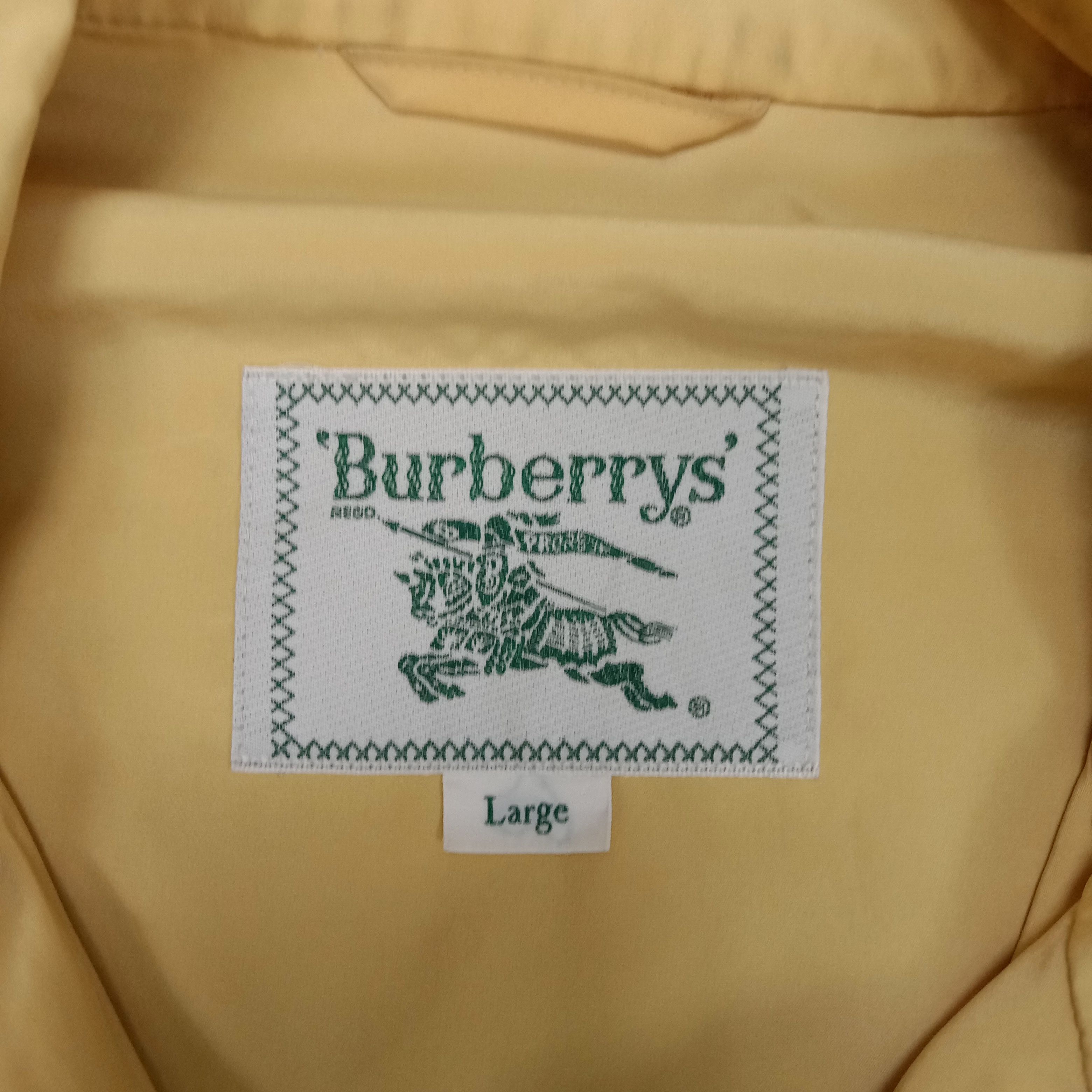 Burberry × Vintage Burberry Luxury Italian Brand Windbreaker Jacket Size US L / EU 52-54 / 3 - 4 Thumbnail