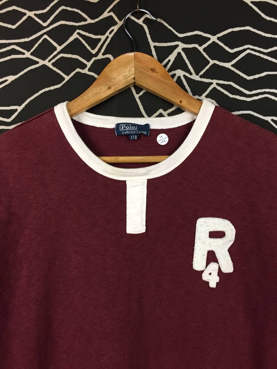 Polo Ralph Lauren Vtg Polo Ralph Lauren R4 Logo Retro Ringer Tee Size 170 Size US M / EU 48-50 / 2 - 3 Thumbnail