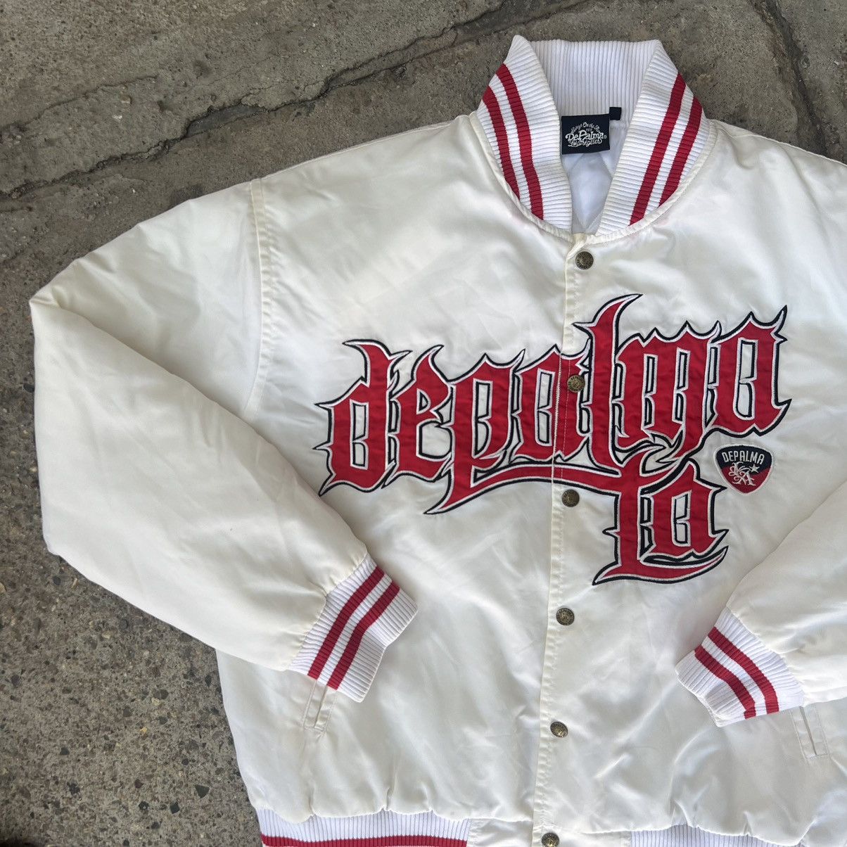 Fubu × Vintage Vintage Fubu Athletic Y2K red oversized bomber jacket Size US M / EU 48-50 / 2 - 3 Thumbnail