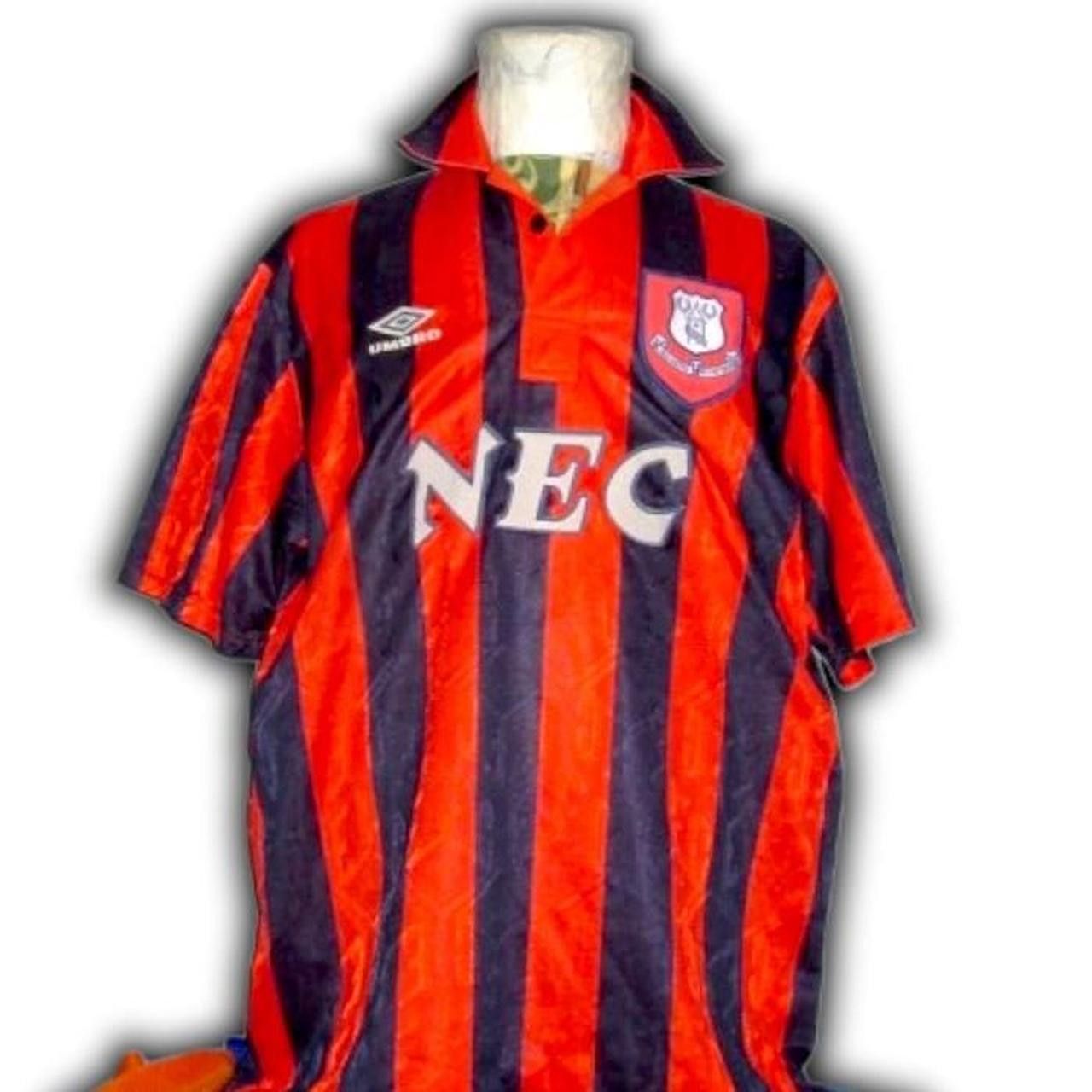 Umbro Fc Everton England 1992 1993 1994 Away shirt jersey Size US XL / EU 56 / 4 - 1 Thumbnail