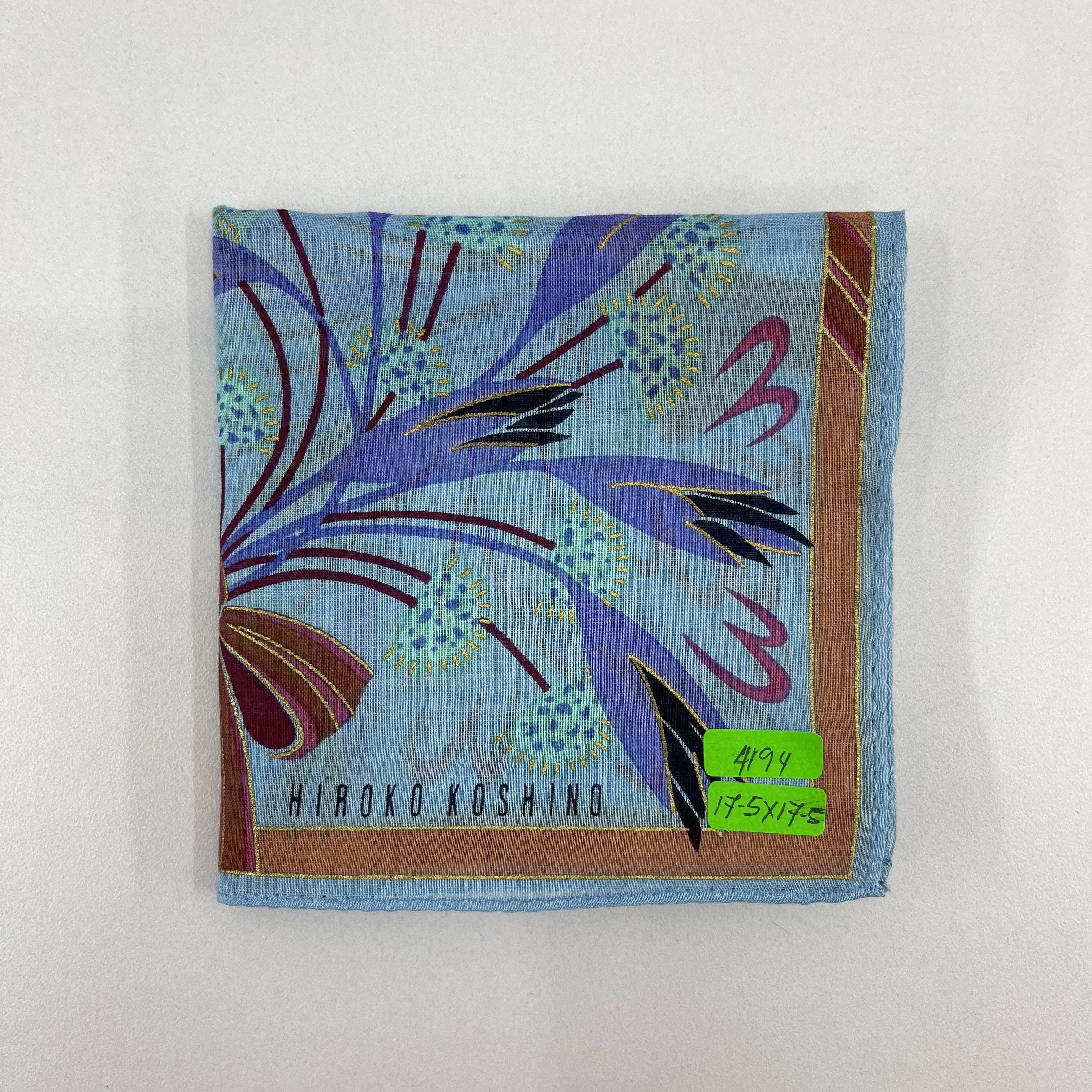 Hiroko Koshino Homme × Vintage Hiroko Koshino Handkerchief / Neckerchief / Bandana - 4194 Size ONE SIZE - 7 Thumbnail