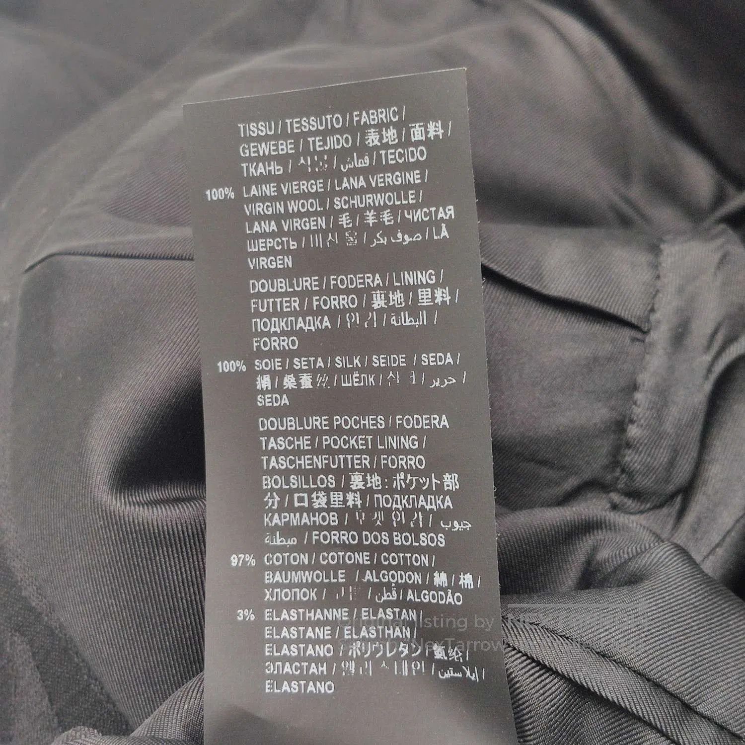 Saint Laurent Paris Saint Laurent Black Double-Breasted Men's Blazer. Size US L / EU 52-54 / 3 - 9 Thumbnail
