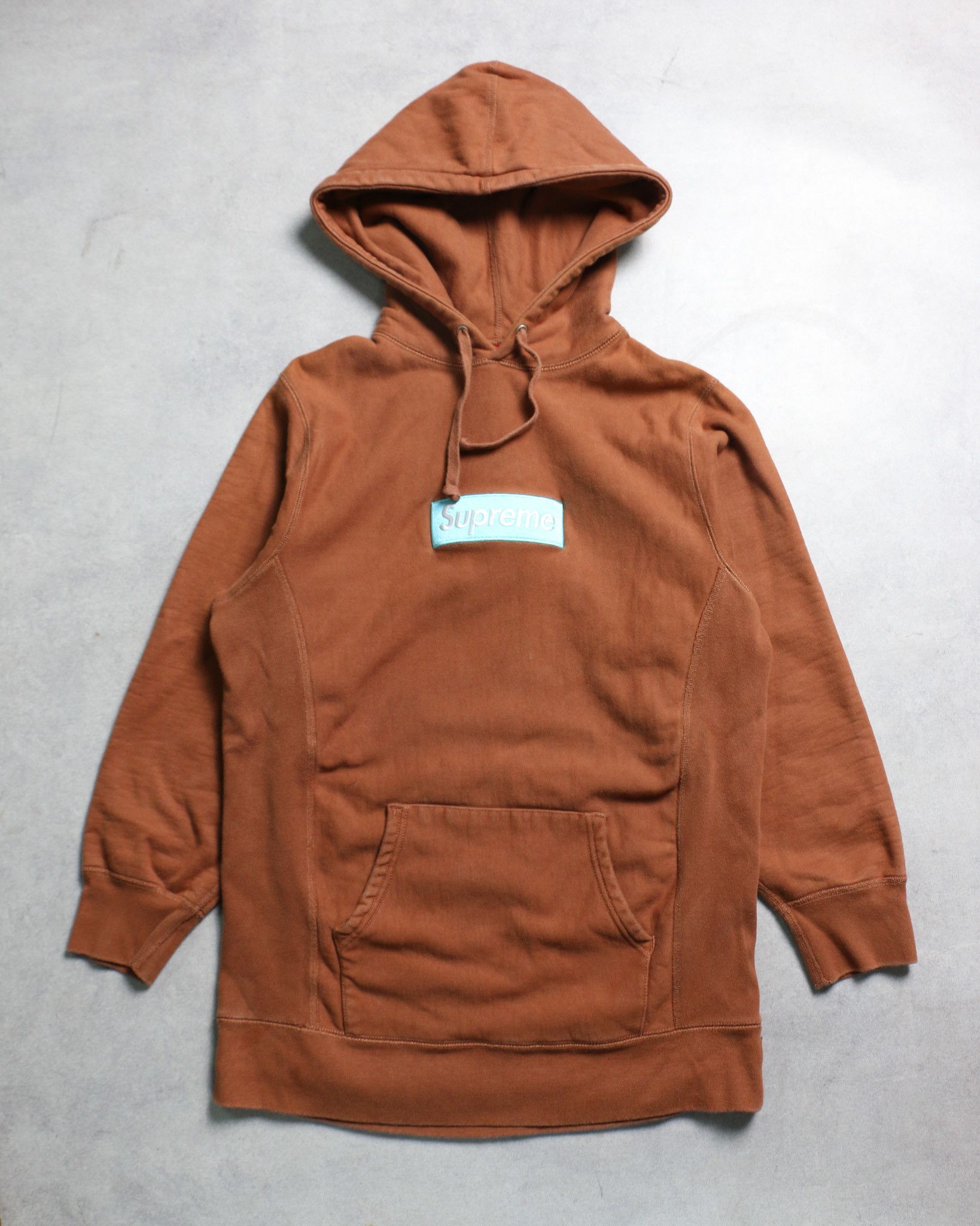 Supreme × Vintage 2003 Supreme Surfstyle Hoodie Brown L | Grailed
