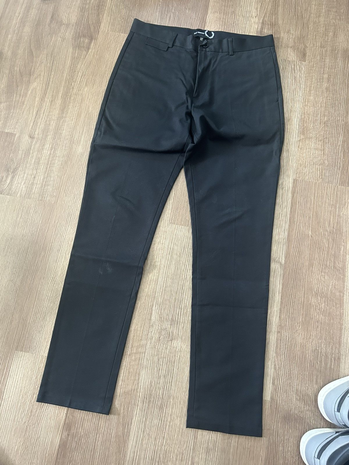 RAF SIMONS × FRED PERRY ウールスラックス 30 モード RAF SIMONS × FRED PERRY ウールスラックス 30 モード