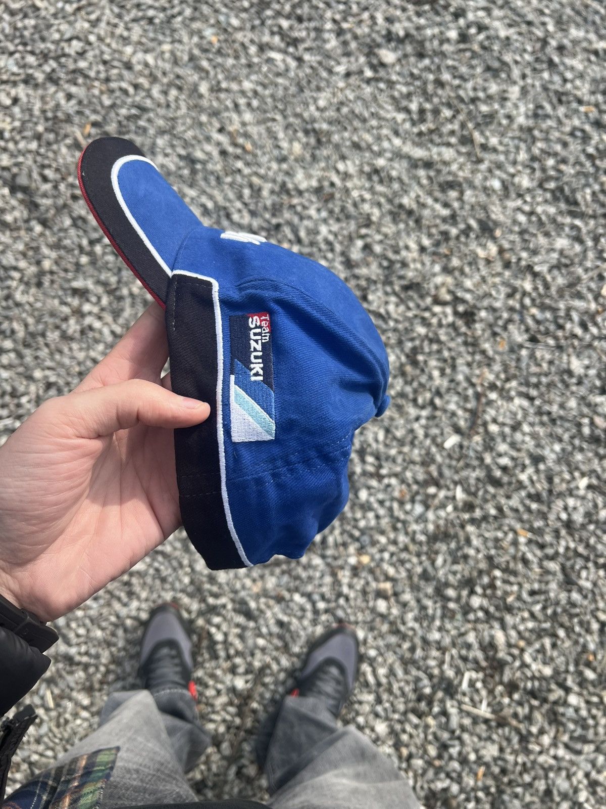 Vintage VERY RARE SUZUKI TEAM CAP MOTORCYCLE NASCAR RETRO Y2K 90s Size ONE SIZE - 5 Thumbnail