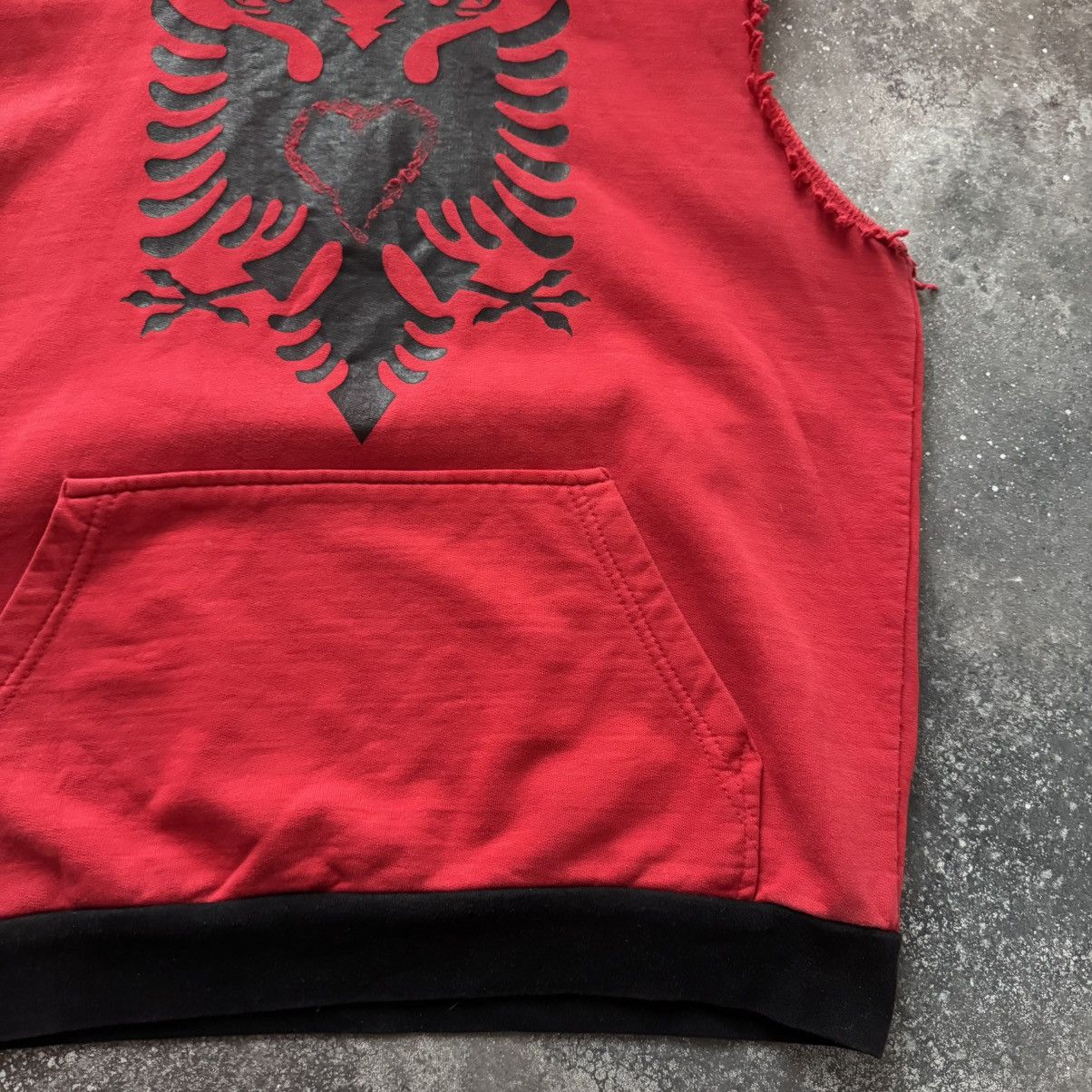 Kanye West × Vintage KANYE VIBE ALBANIA Y2K DISTRESSED HOODED TOP Size US L / EU 52-54 / 3 - 8 Thumbnail