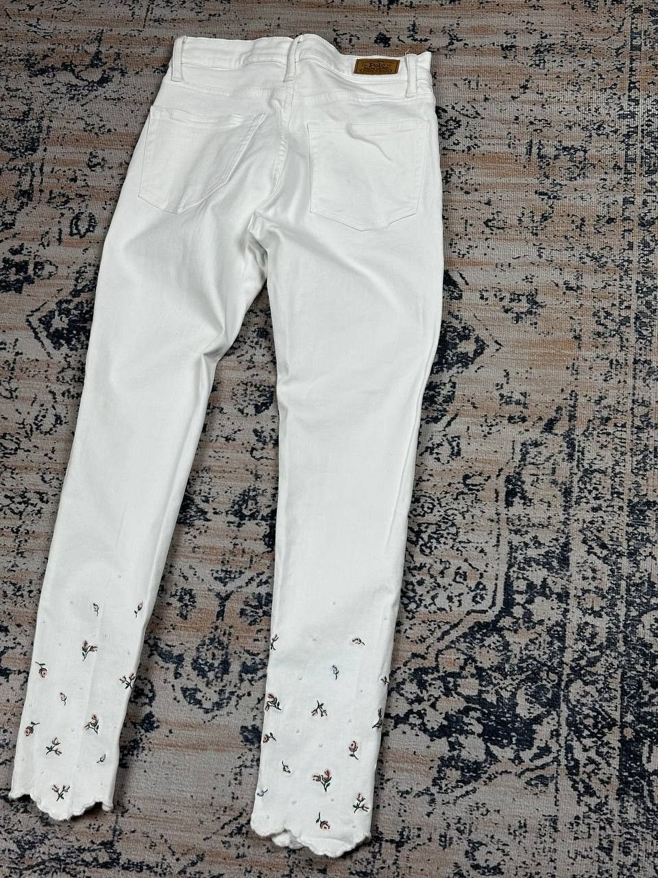 Polo Ralph Lauren Vintage Ralph Lauren White Rare Embroedered Jeans Size 27" / US 4 / IT 40 - 15 Thumbnail