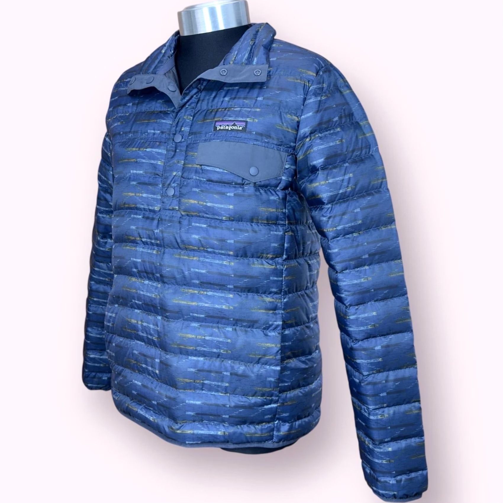 Patagonia Patagonia Womens Down Snap-T Pullover Jacket Small - Light Size S / US 4 / IT 40 - 4 Thumbnail