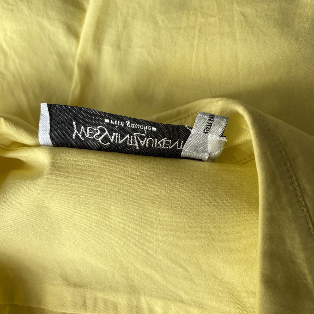Yves Saint Laurent Yves Saint Laurent Yellow Sleeveless Tie-Front Blouse Size S / US 4 / IT 40 - 15 Thumbnail