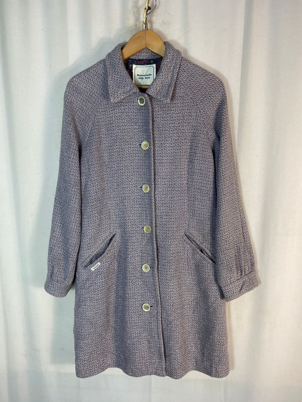 Designer × Issey Miyake × Mademoiselle Non Non Mademoiselle non non trench coat jacket by Issey miyake Size M / US 6-8 / IT 42-44 - 1 Thumbnail