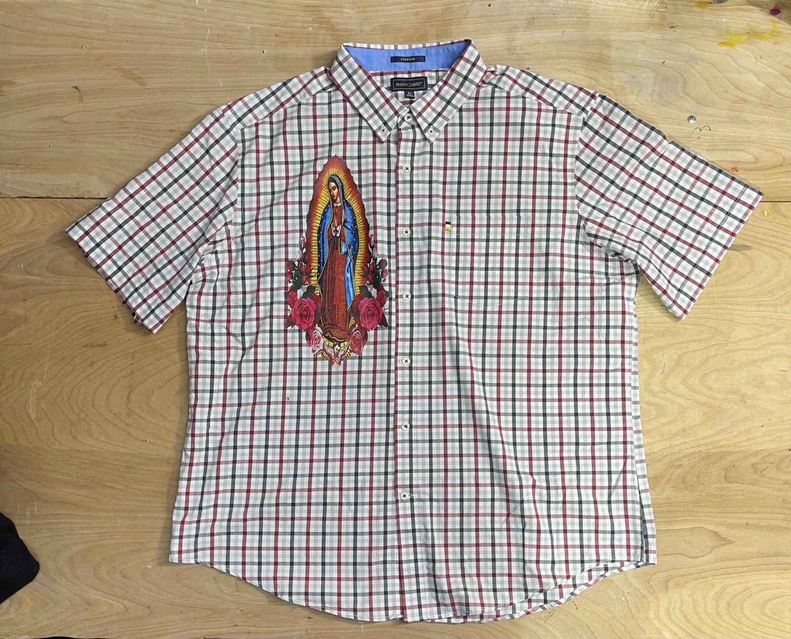 Affliction MASON JAMES VIRGIN MARRY STYLE FLANNEL Size 44R - 1 Thumbnail