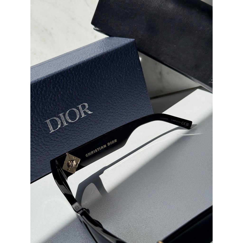 Dior NEW Dior CD Diamond S7F Cactus Jack Sunglasses in Black Size ONE SIZE - 7 Thumbnail