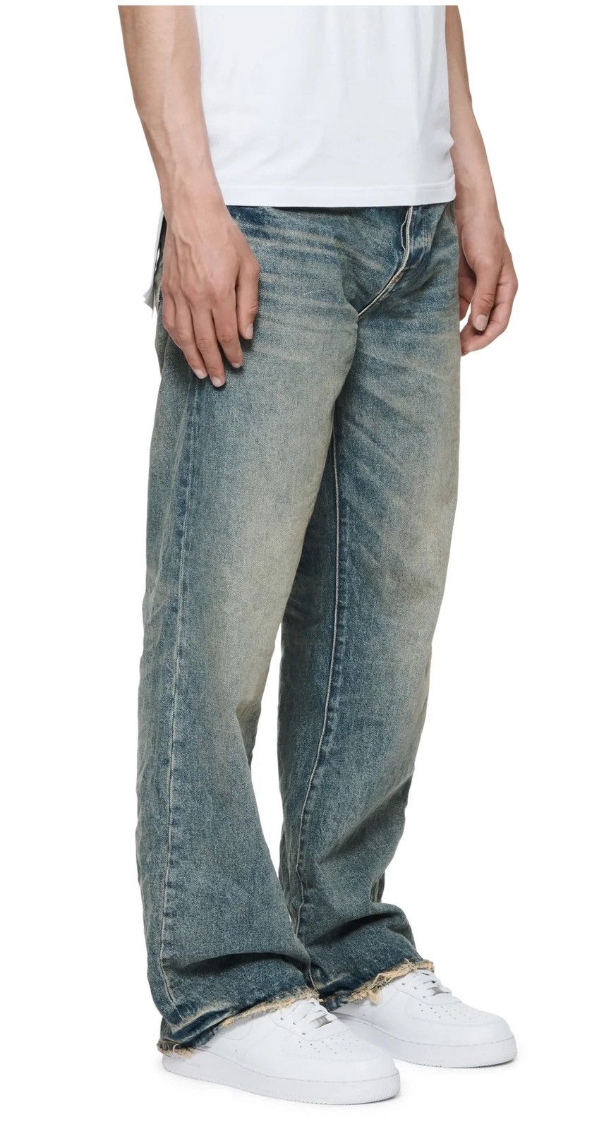 Purple Brand Purple Brand Wide Leg Flare Jeans Size US 29 - 2 Thumbnail