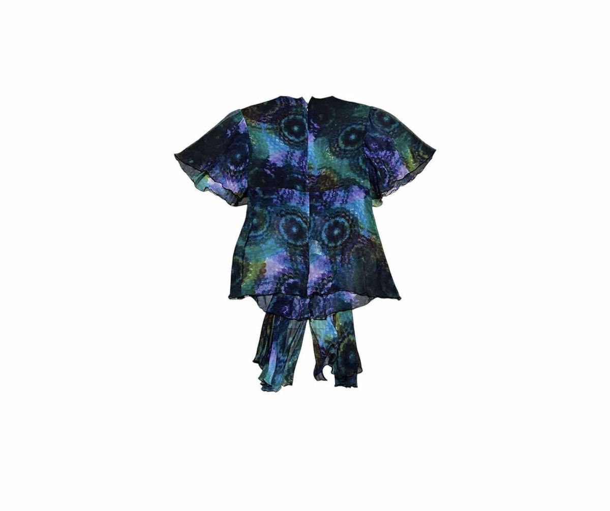 Anna Sui 🔥Y2K Anna Sui Psychedelic See Through Bondage Blouse Size S / US 4 / IT 40 - 6 Thumbnail