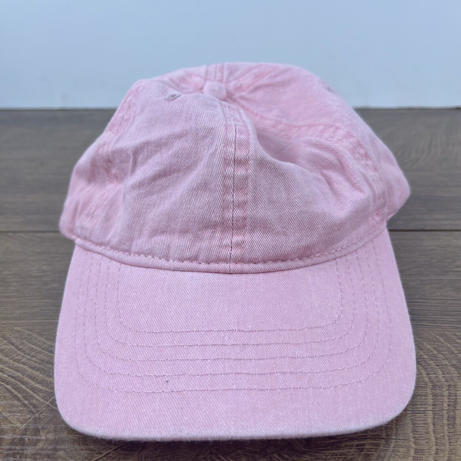 Other Plain Pink Hat Pink Cap Adjustable Pink Adult Size Hat Size ONE SIZE - 2 Thumbnail