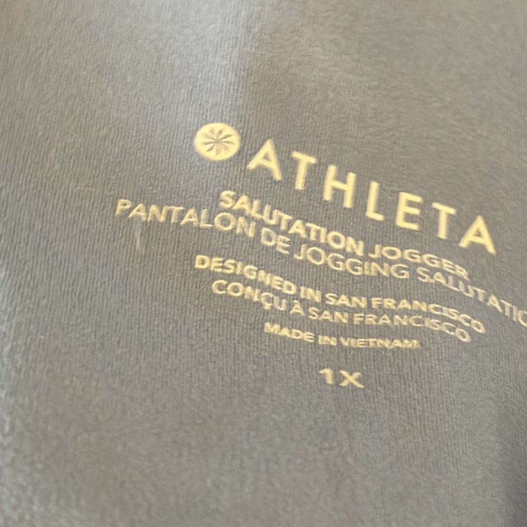 Athleta Athleta Salutation Jogger Blue Pants 1X Pockets Size 40" / US 18 - 7 Thumbnail