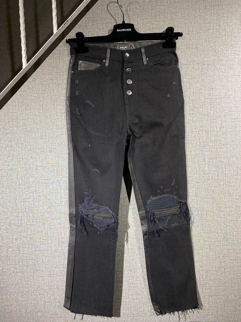 Amiri Amiri leather pants Size US 26 / EU 42 - 1 Thumbnail