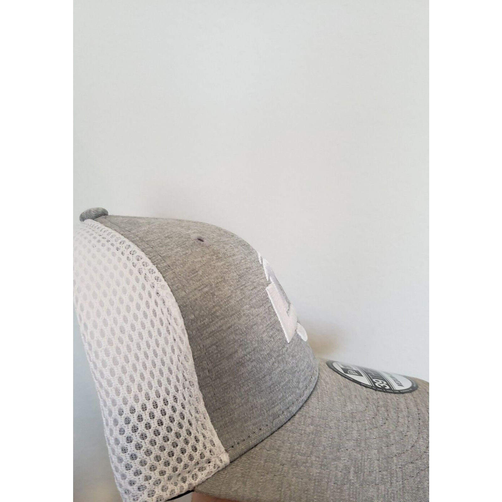 New Era Los Angeles Rams Hat Stretch Fit 3930 Gray White M/L New Era Size ONE SIZE - 2 Thumbnail