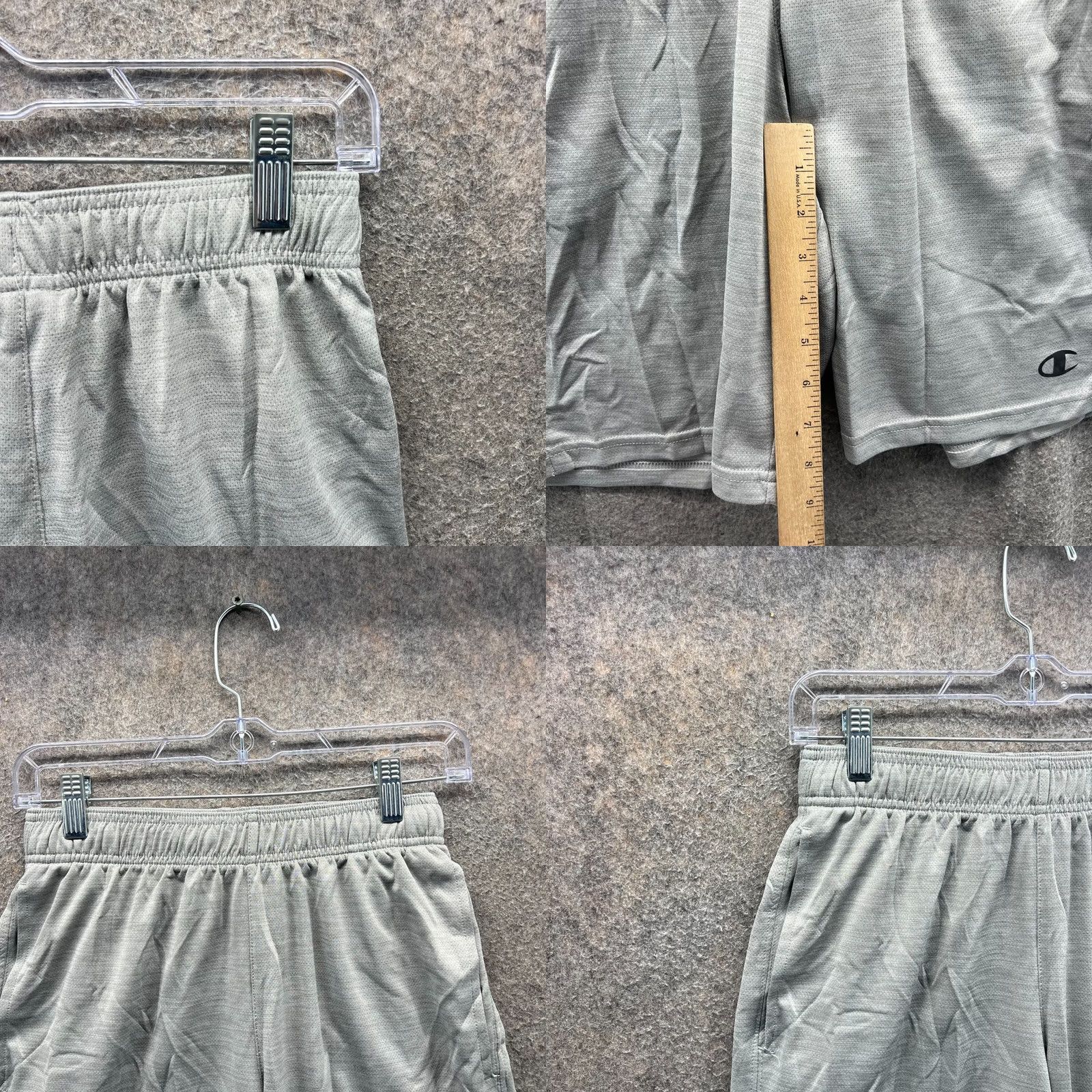 Champion Champion Shorts Mens Small Gray Athletic Activewear Lightweight Basketball Vtg Short Athletic Mens Small Gray Size US 29 - 8 Thumbnail