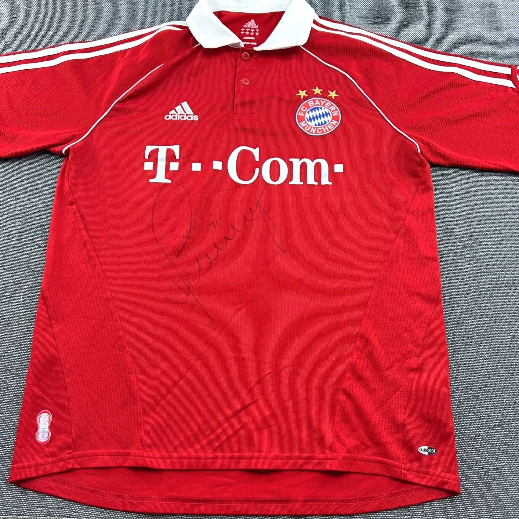 Adidas Bayern Munich Jersey Mens Adidas Football 2006 2007 Home Schweinsteiger Red L Size US L / EU 52-54 / 3 - 3 Thumbnail
