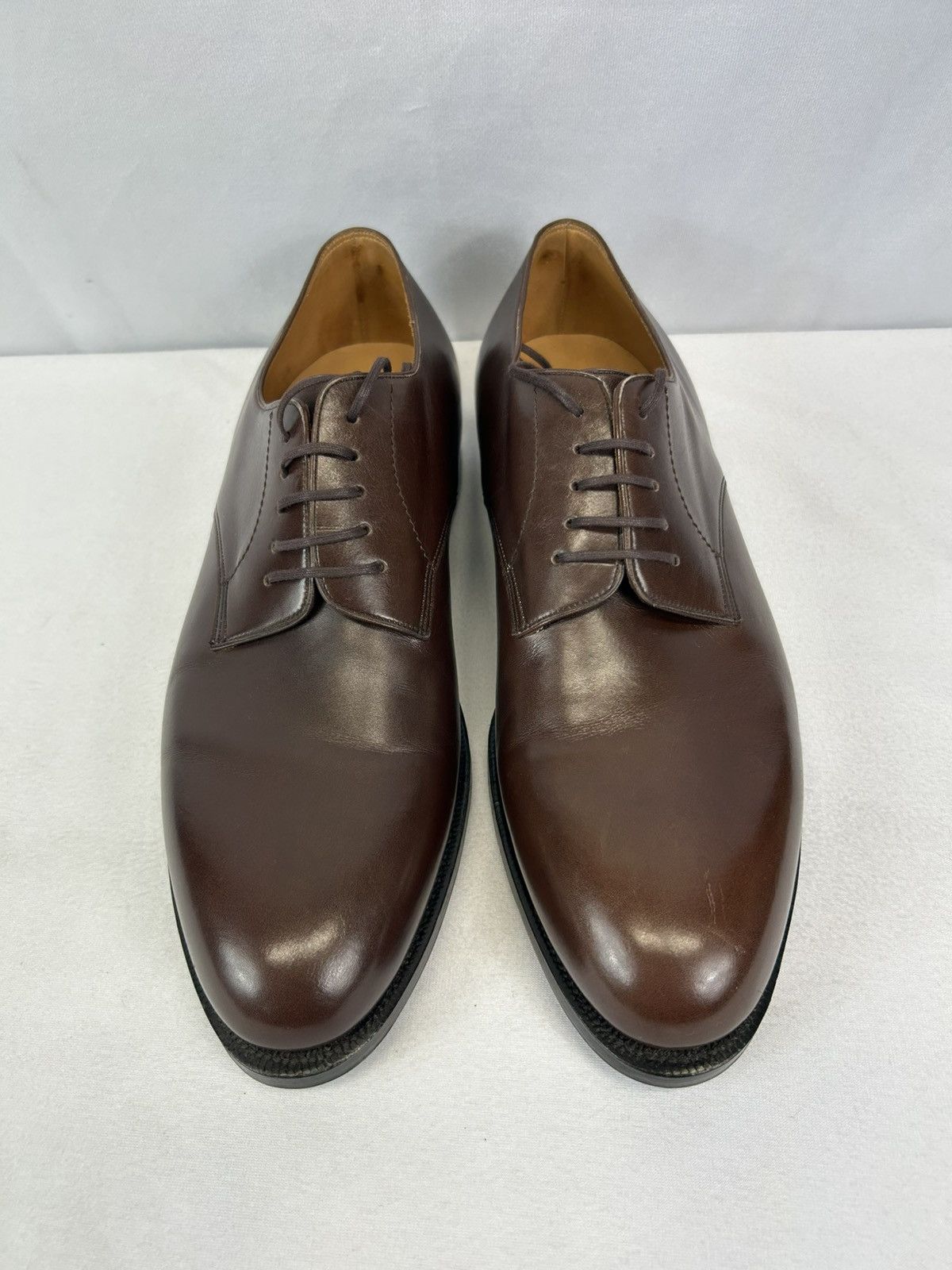 Corthay Corthay Brown Nelson Laceup Leather Size US 10.5 / EU 43-44 - 3 Thumbnail