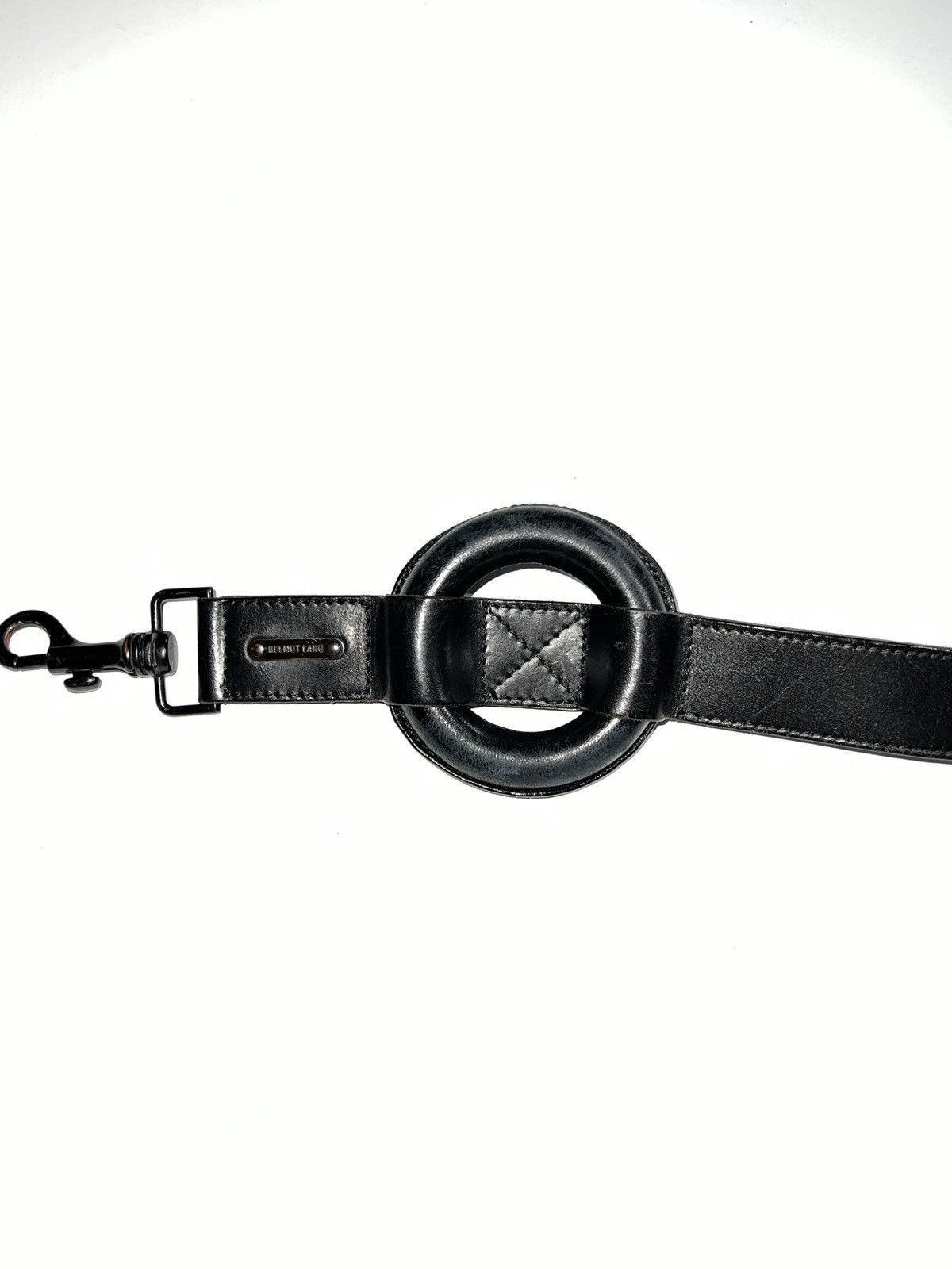 Helmut Lang circle leather belt Size ONE SIZE - 10 Thumbnail