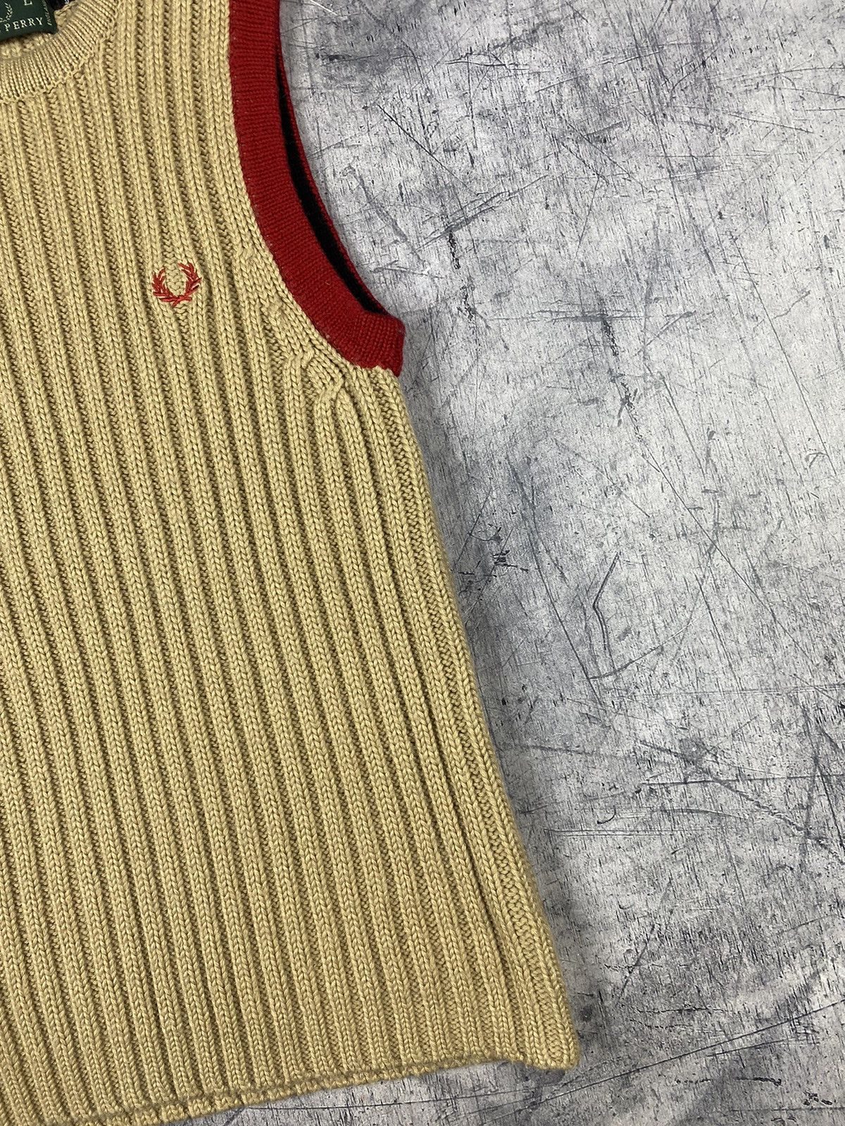 Fred Perry Vintage Fred Perry Designer Wool Kit Vest Size L / US 10 / IT 46 - 4 Thumbnail