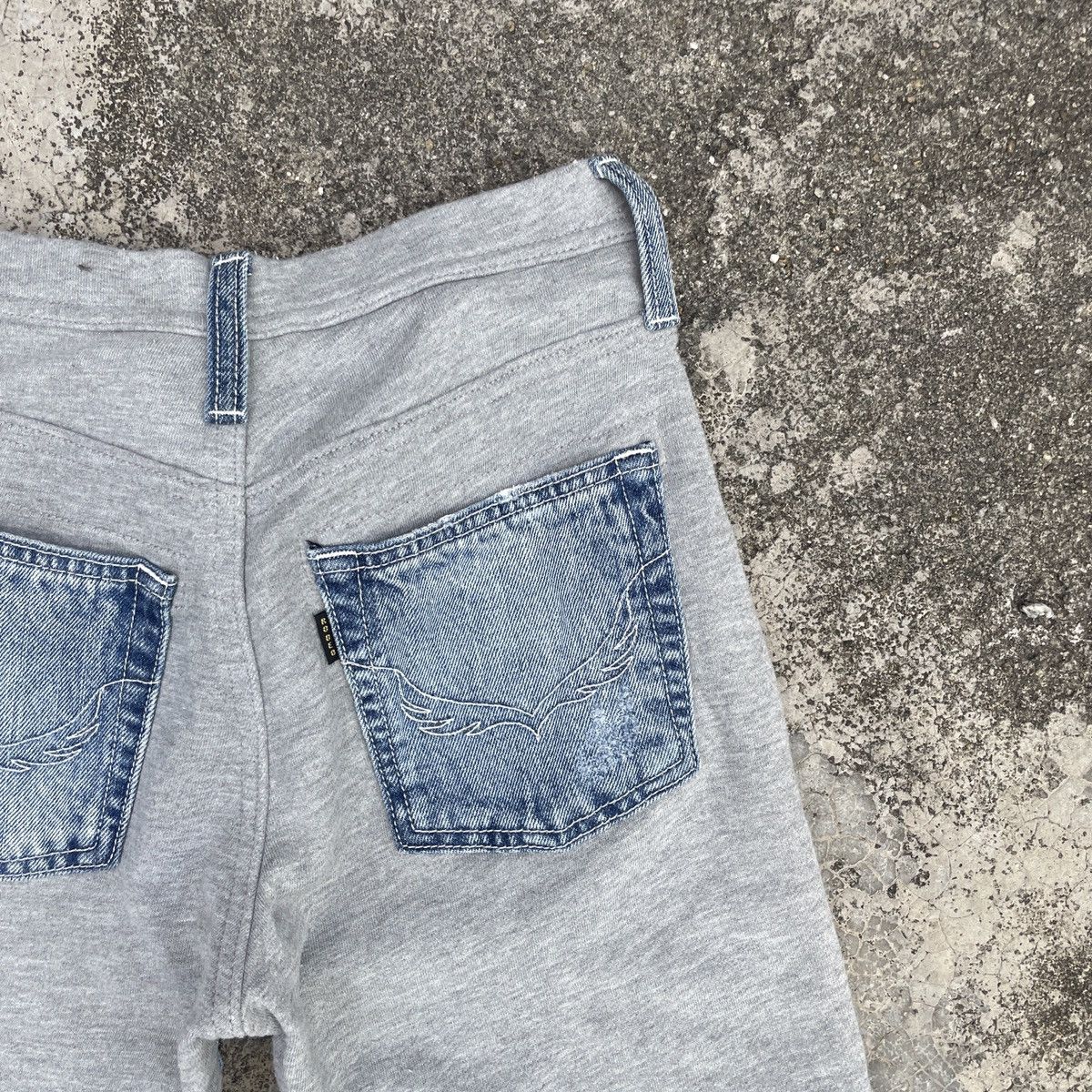 Other Vintage Rodeo Crown Denim Distressed Denim Jeans Size 29" - 8 Thumbnail