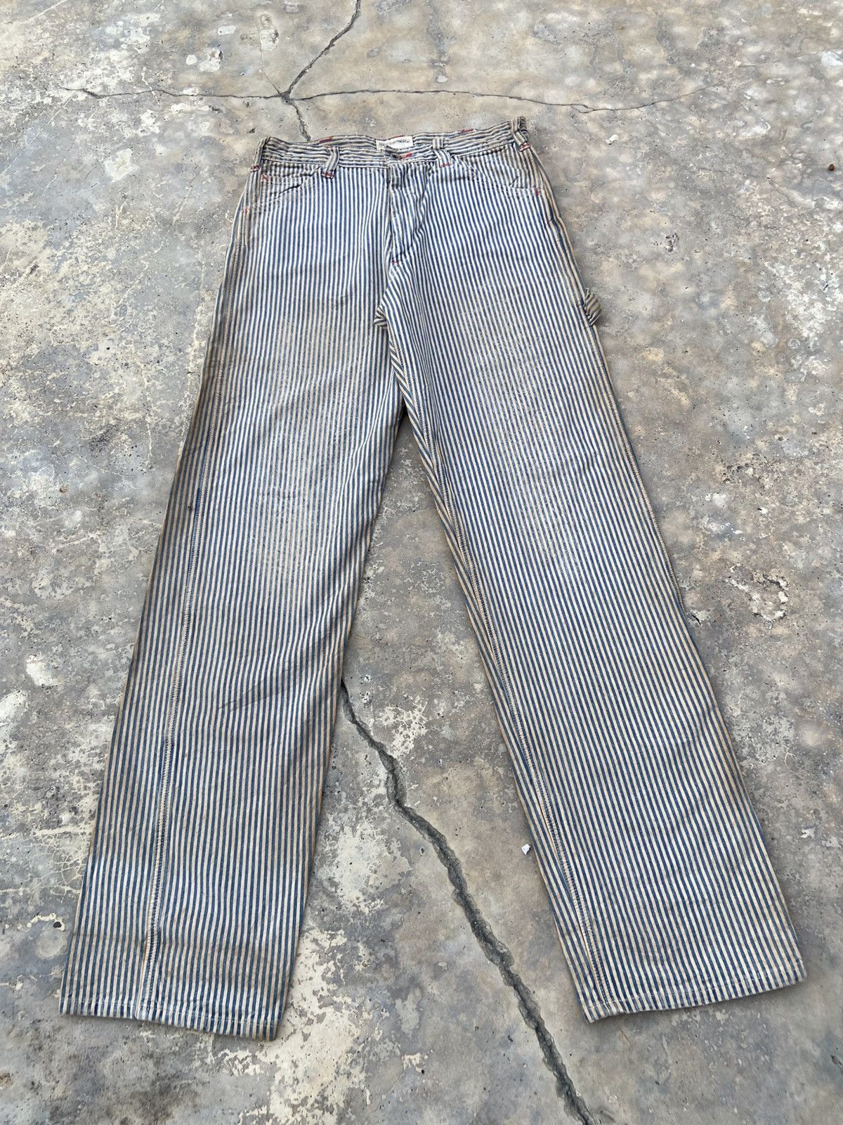 Beams Plus Vintage Look Distressed Beams Plus Hickory Pant Size US 30 / EU 46 - 1 Thumbnail