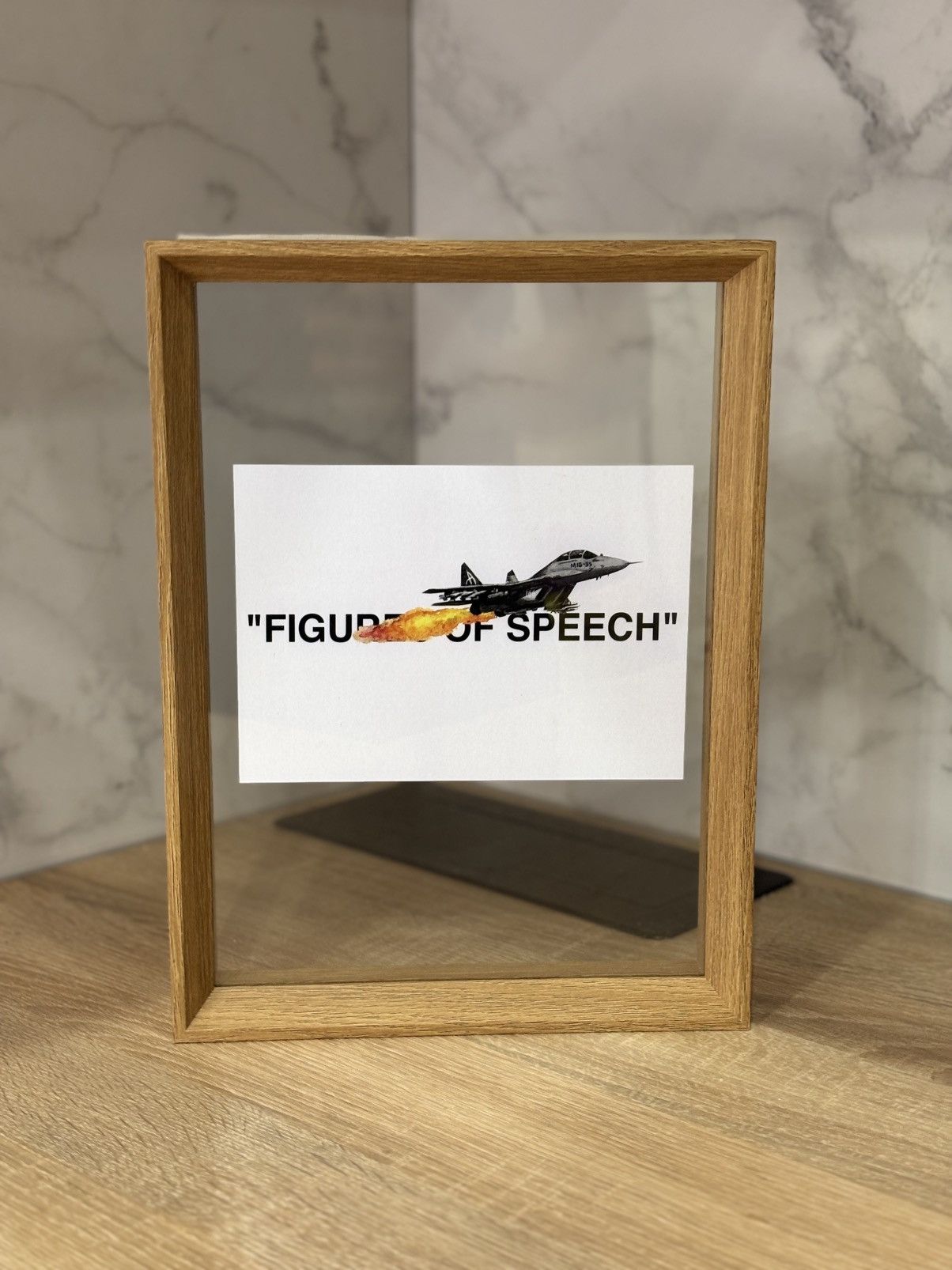 Designer × Virgil Abloh Virgil Abloh Postcard in Frame – “Figures of Speech” Size ONE SIZE - 1 Thumbnail