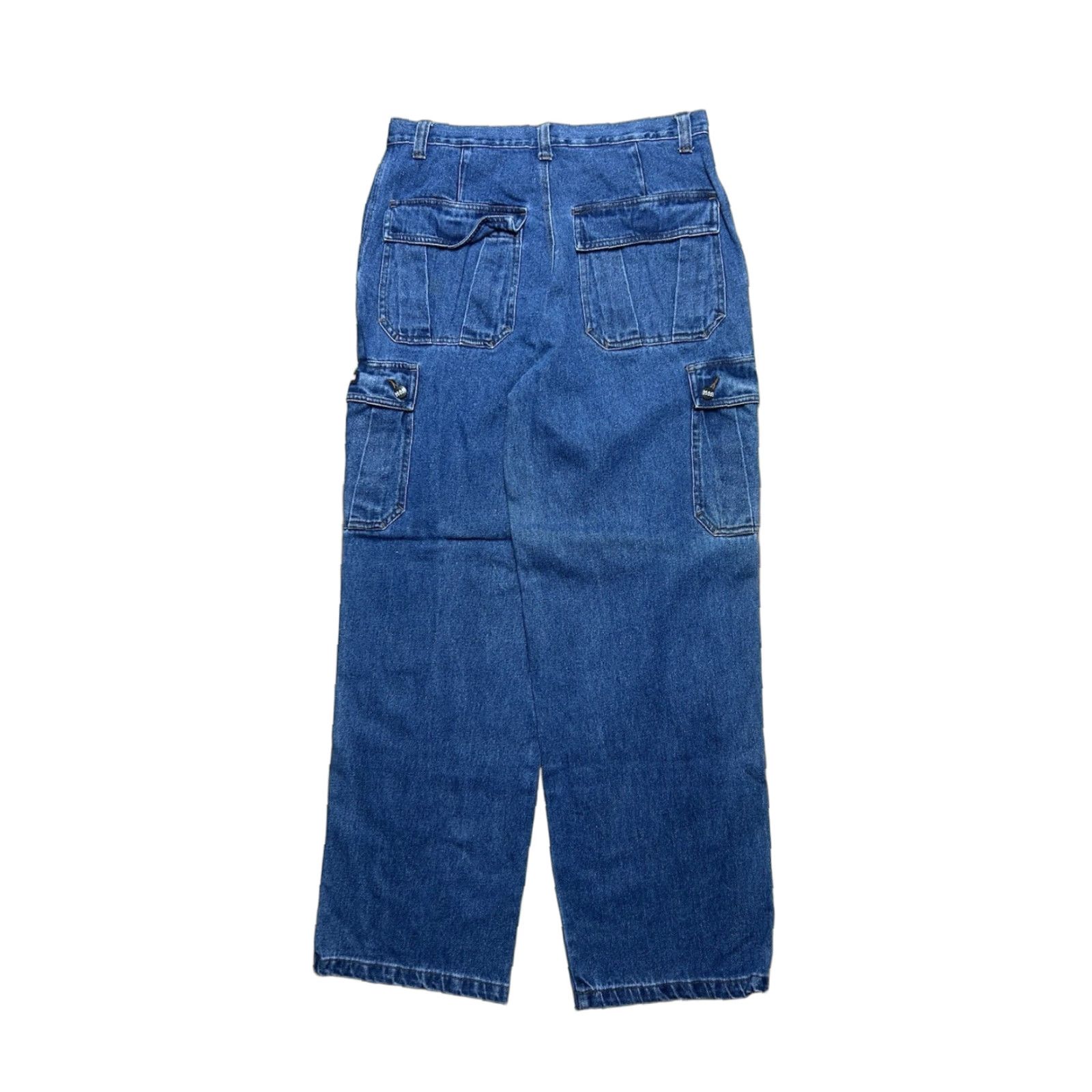 Vintage VINTAGE Y2K Baggy Jeans Mac Sport Cargo Wide Leg Pipes Skater Denim 32x32 Size US 32 / EU 48 - 1 Thumbnail
