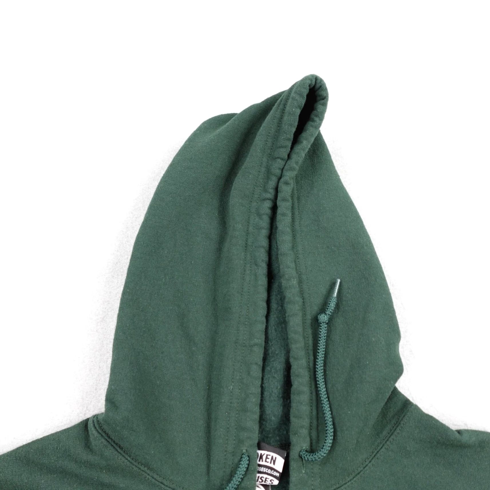 Broken Promises Co. Broken Promises Hoodie Mens Medium Green Full Zip Graphic Print Casino Poker Flames Size US M / EU 48-50 / 2 - 2 Thumbnail